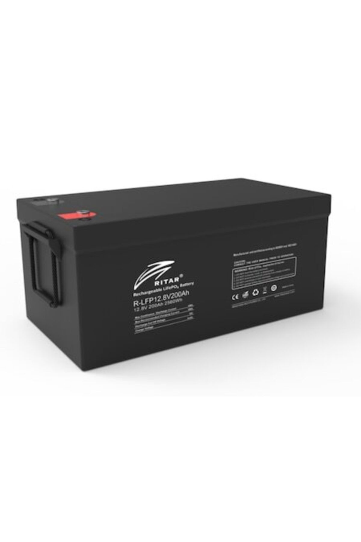 Ritar Lfp12200 Lityum Demir Fosfat Akü 12.8v 200ah 4500 Döngü