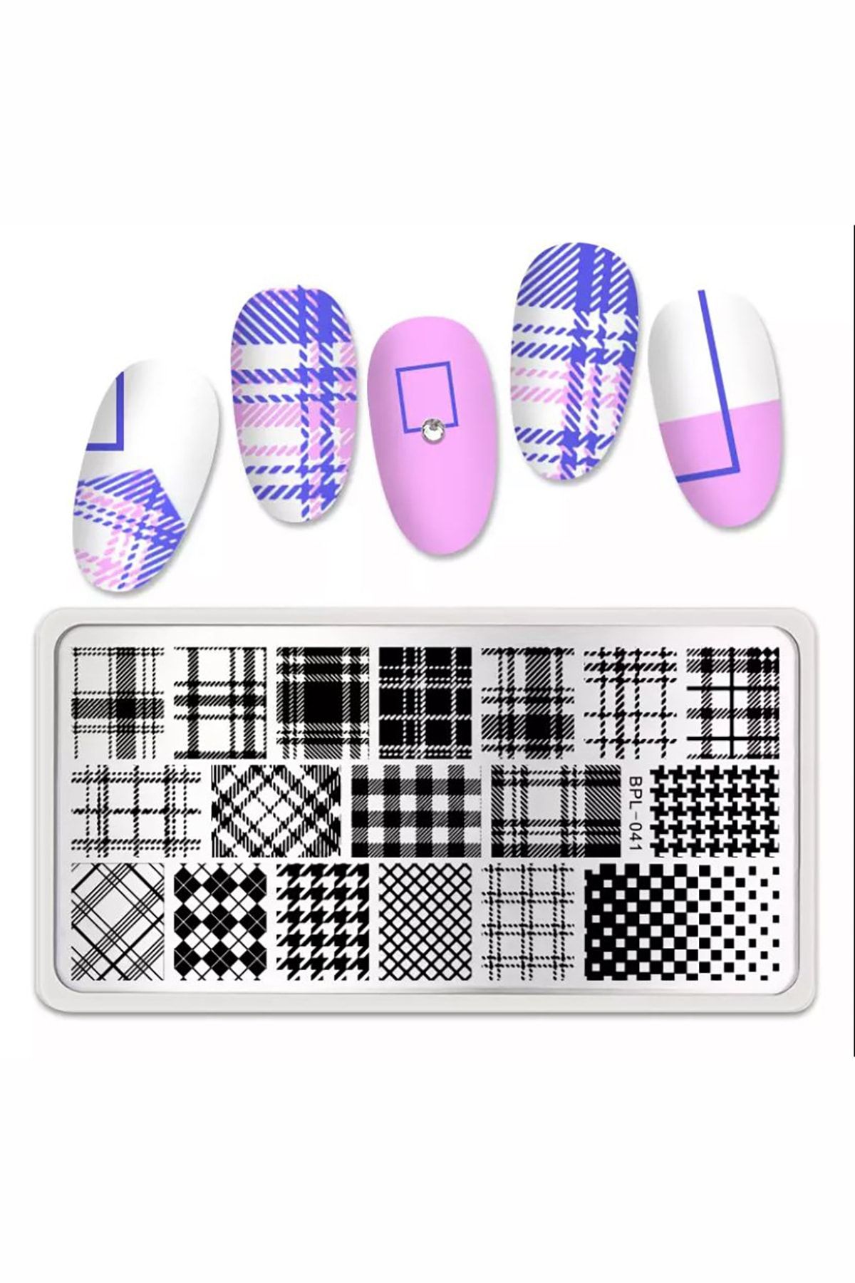 Born Pretty Stamper Desen Plakası L041