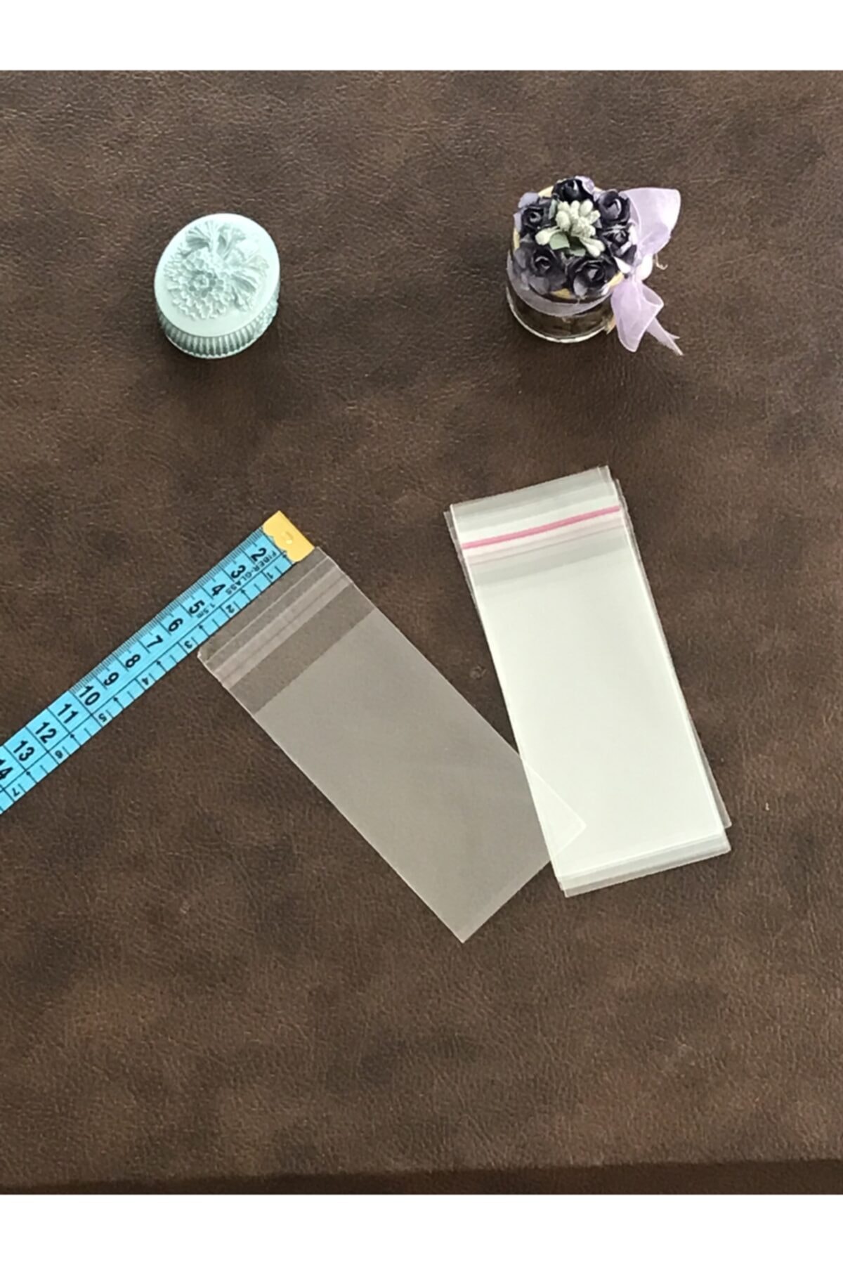 Anybou Şeffaf Bantlı Jelatin Poşet 6x15 cm 1000 Adet