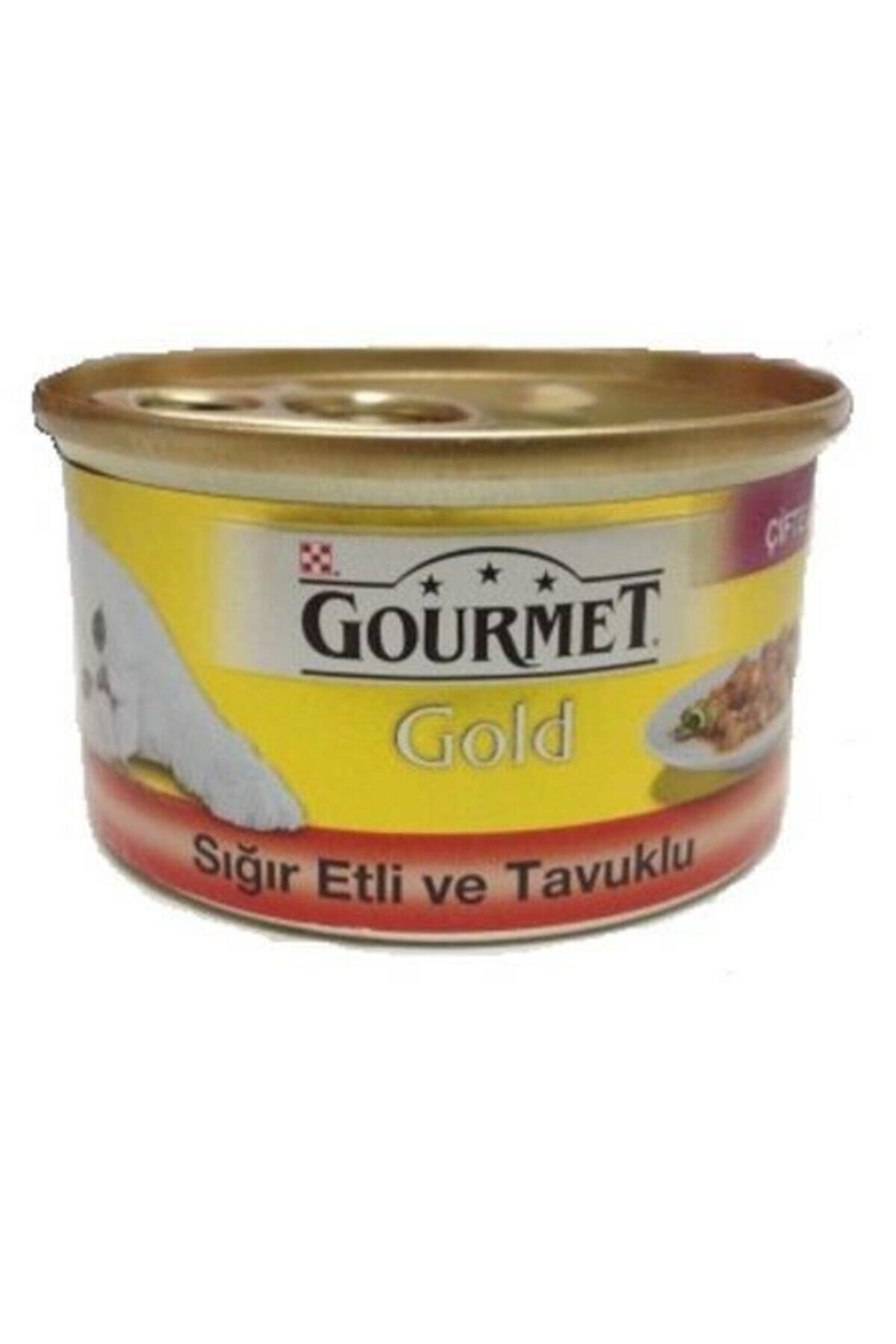 Gourmet Gold Sığır Etli Ve Tavuklu Kedi Konservesi 24 Adet
