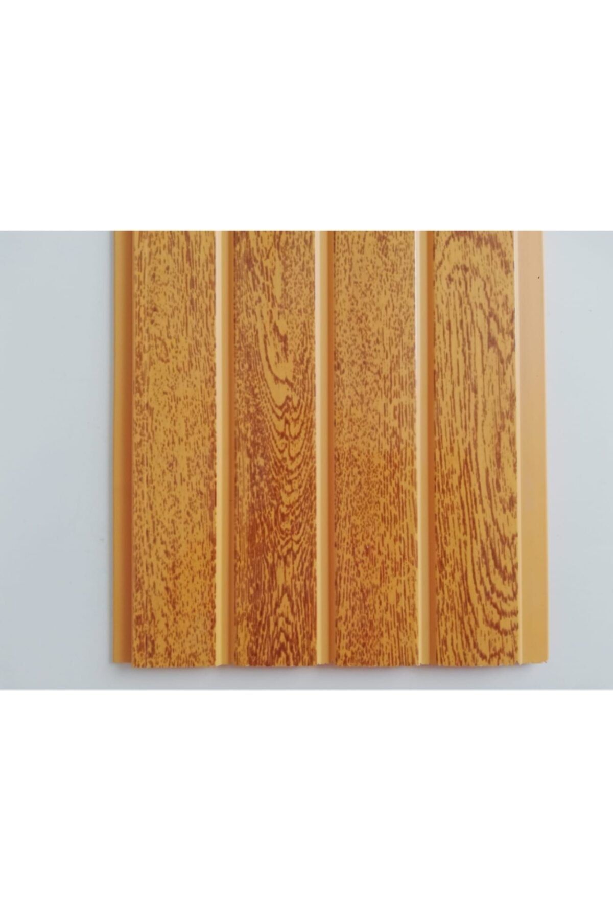 SerProfil Fugalı Açık Meşe Plastik Pvc Duvar Tavan Lambiri / 20 Adet 20cm X 1,5 Metre - 6 Metrekare