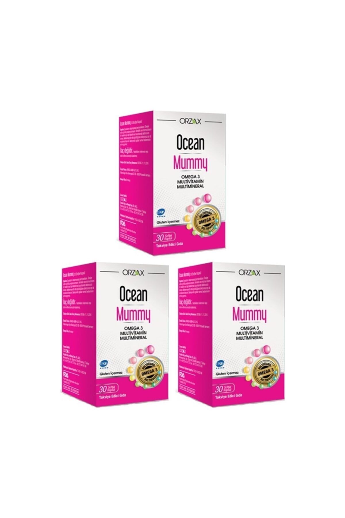 Ocean Mummy 30 Kapsül 3 Kutu