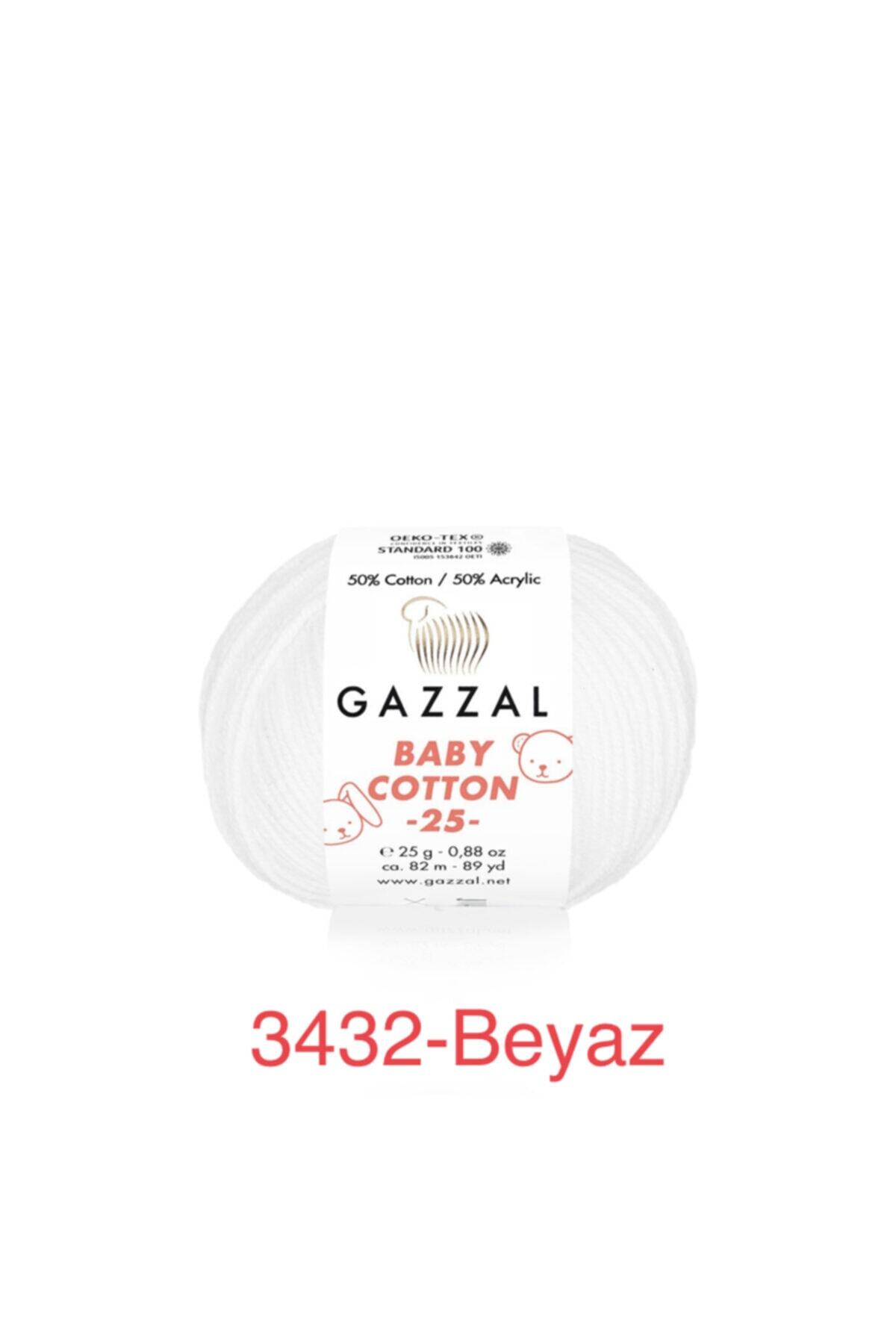 Gazzal Bir Kutu Punch Amigurimi Ip Beyaz 3432