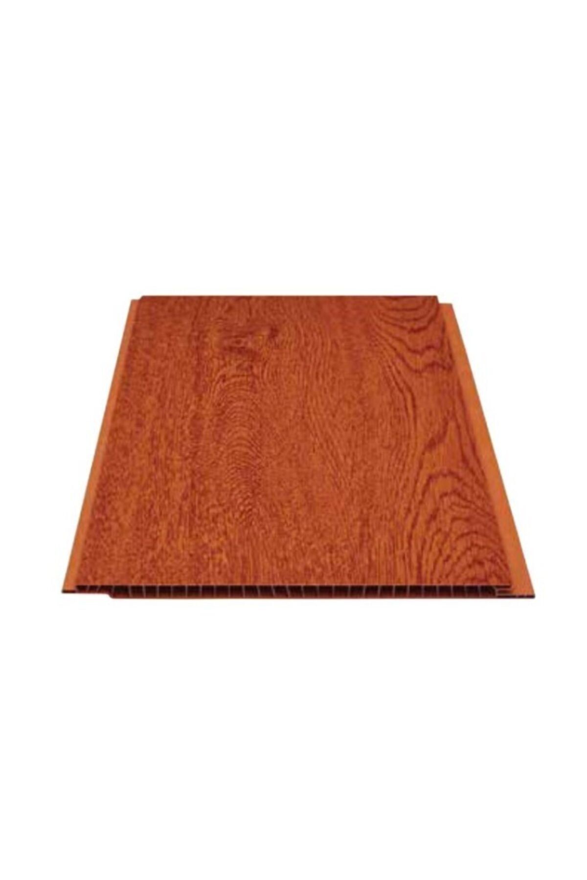 SerProfil Düz Koyu Meşe Plastik Pvc Duvar Tavan Lambiri / 20 Adet 20cm X 1,5 Metre - 6 Metrekare