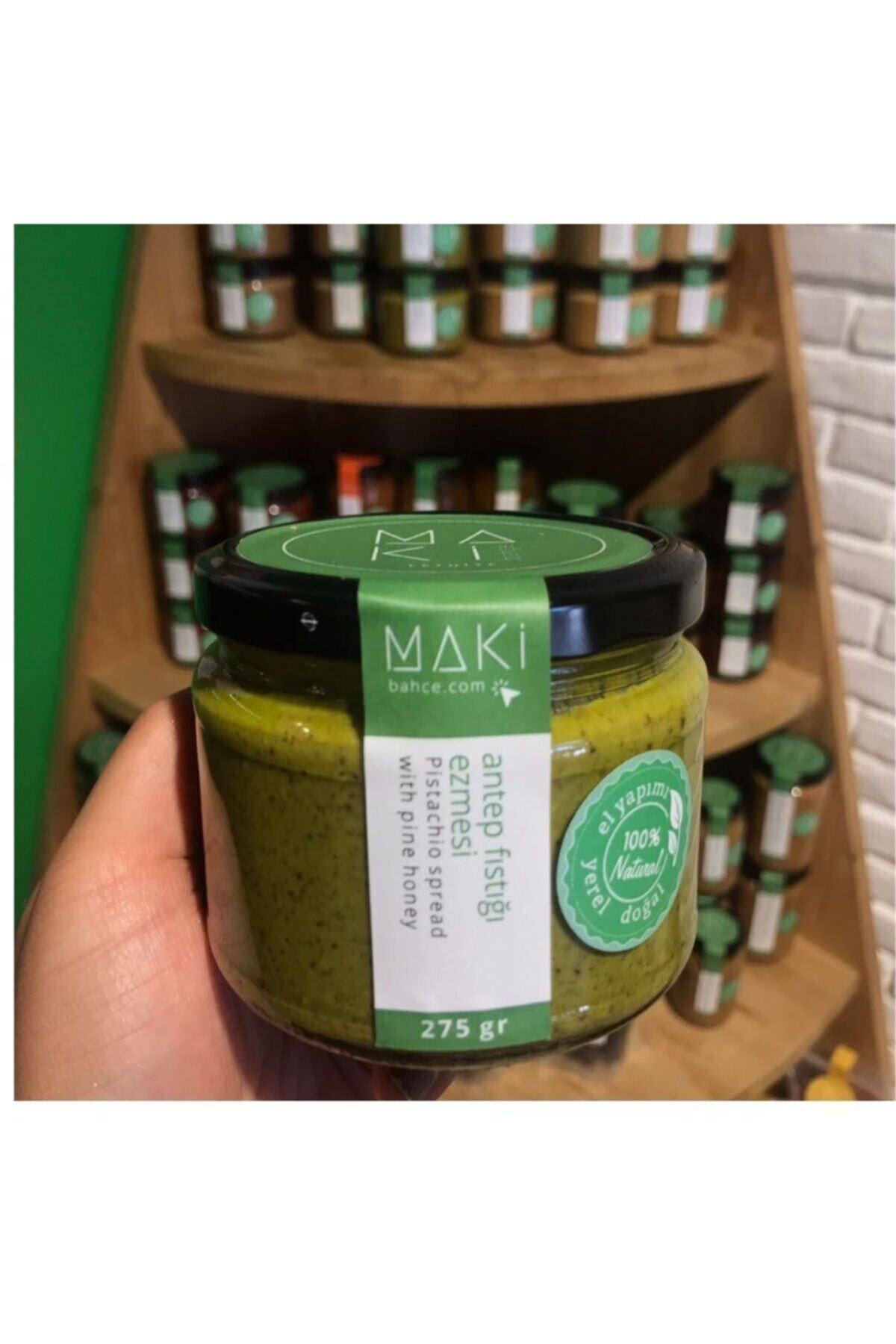 MAKİ BAHÇE Antepfıstığı Ezmesi (ballı) - Şekersiz Gurme Ezme 275 Gr