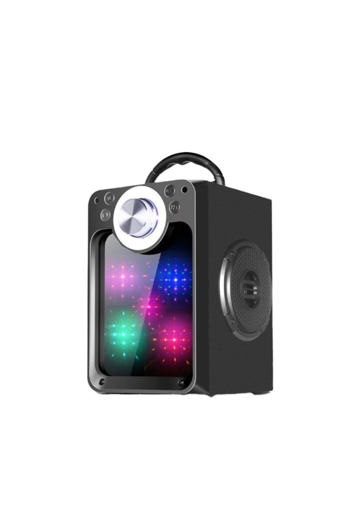 OWWOTECH 7 Renkli Parti Hoparlörü Bluetooth Hoparlör 4 Inç Kablosuz Speaker Radyo-usb-tf Giriş