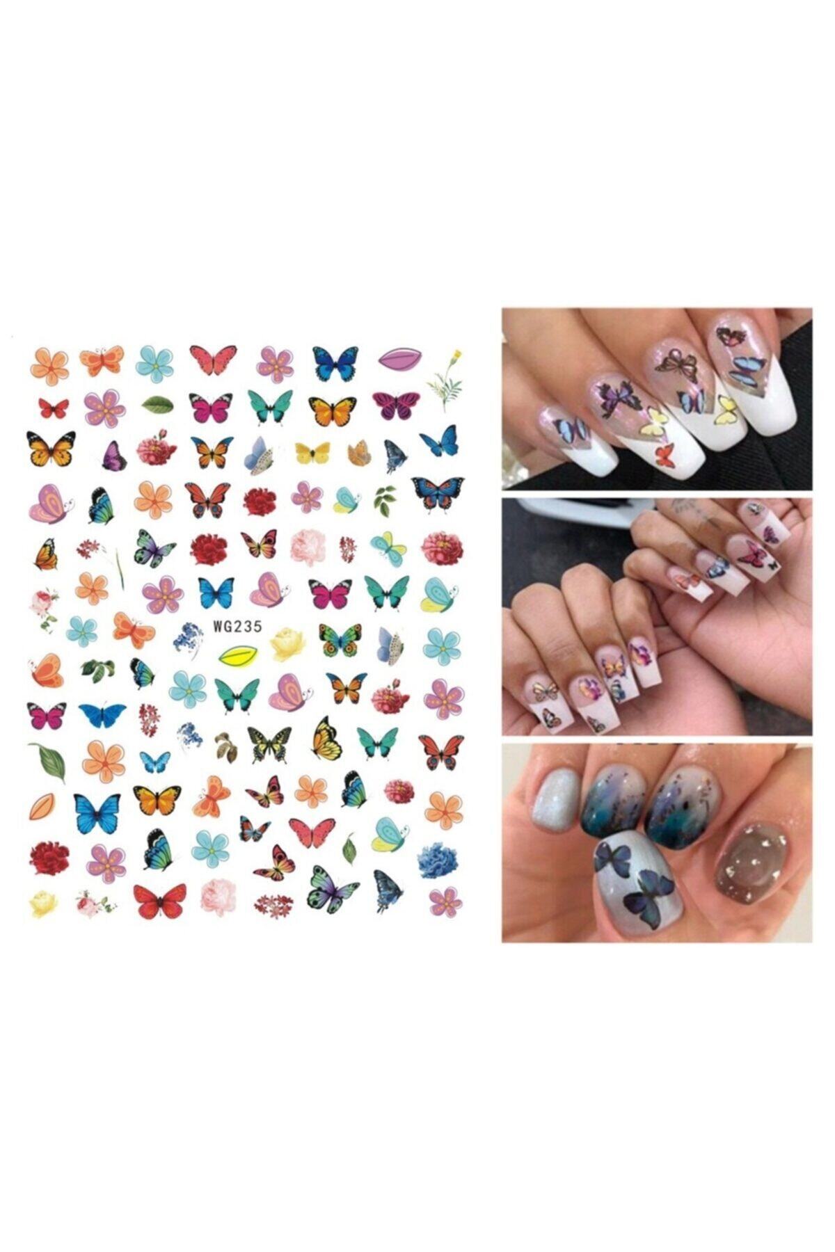 Venalisa Tırnak Sticker Nail Art Süsleme Etiket Wg235