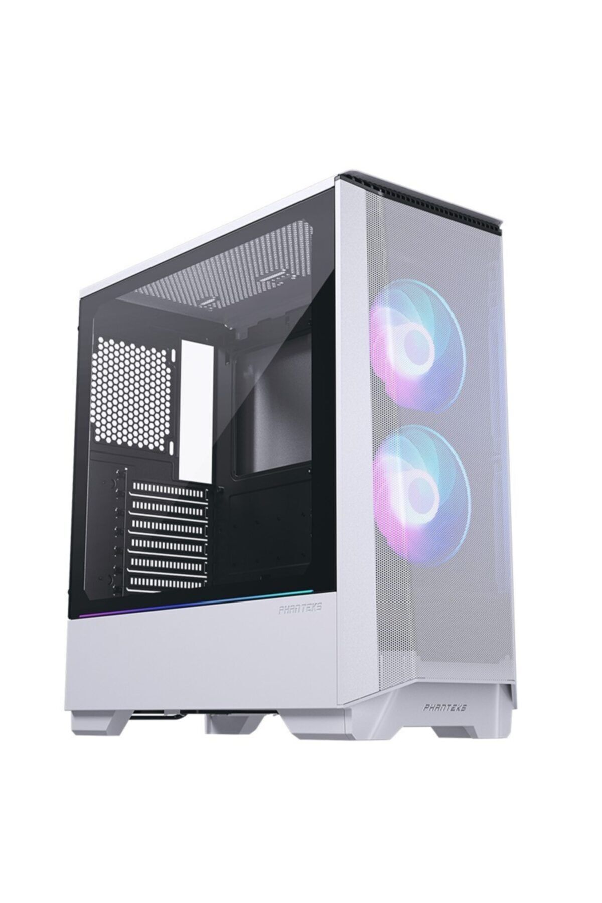 Phanteks Eclipse P360 Air Temperli Cam, Mesh Ön Panel, Drgb, Mid Tower Bilgisayar Kasası - Buzul Beyazı