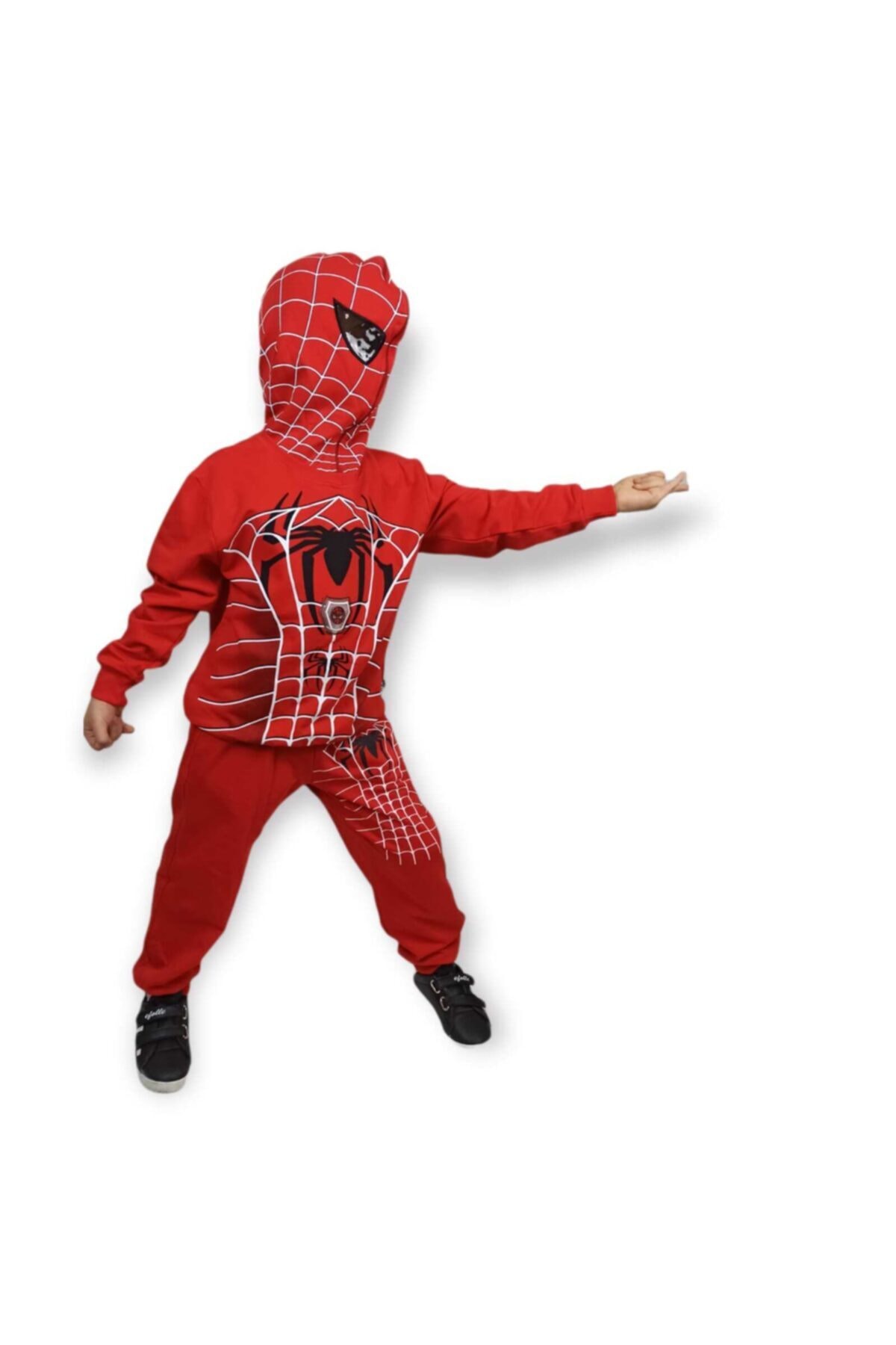 Gigas Erkek Çocuk Patentli Maskeli Işıklı Spiderman Kostüm