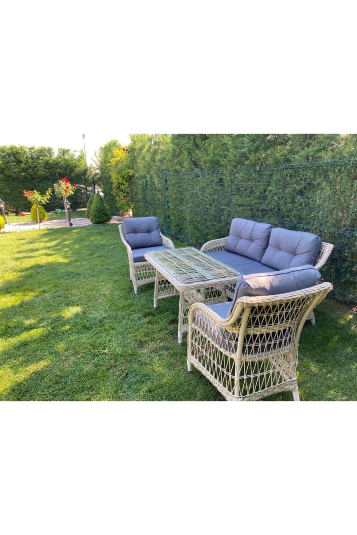 VADİ HOME Vadi Rattan Çay Seti