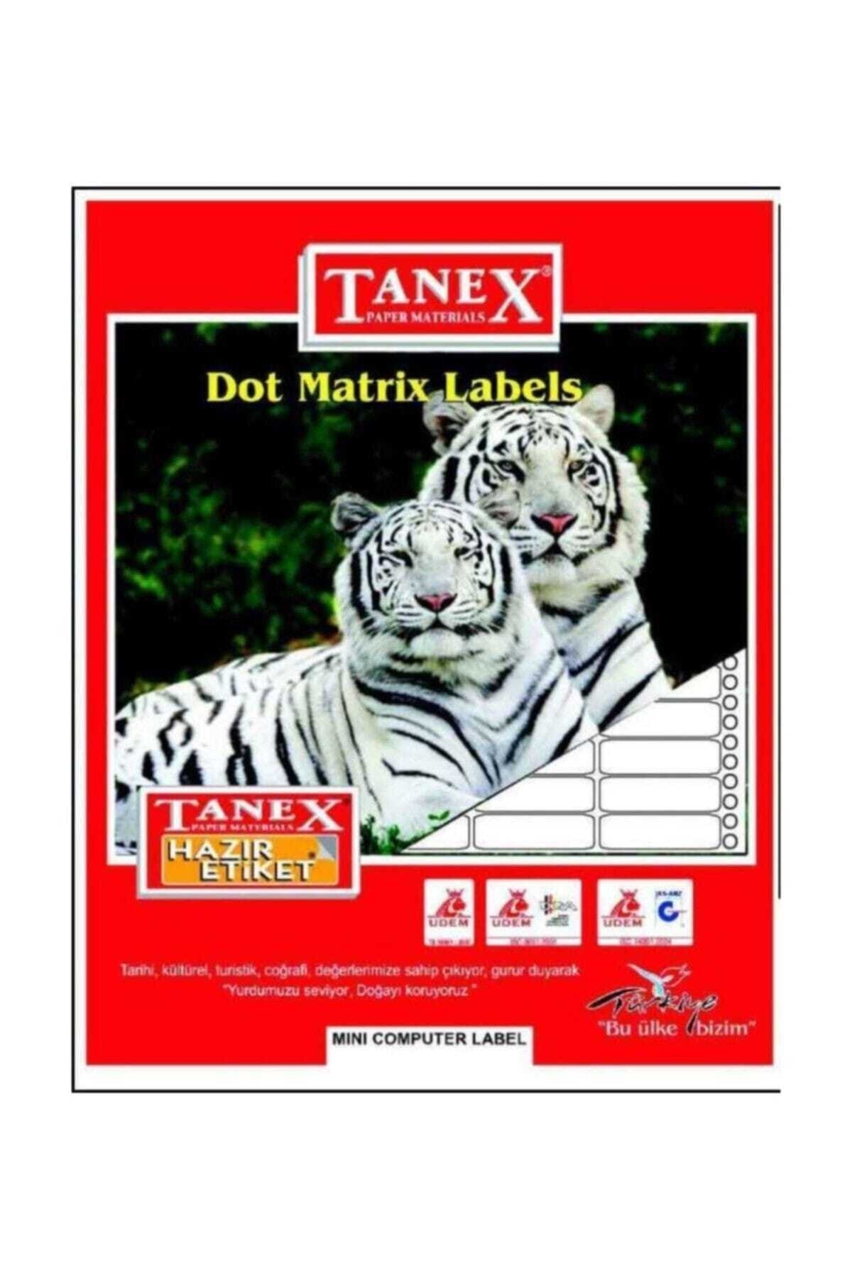 Tanex Bilgisayar Etiketi Tw-0018 35 X 77 Mm 2 Li