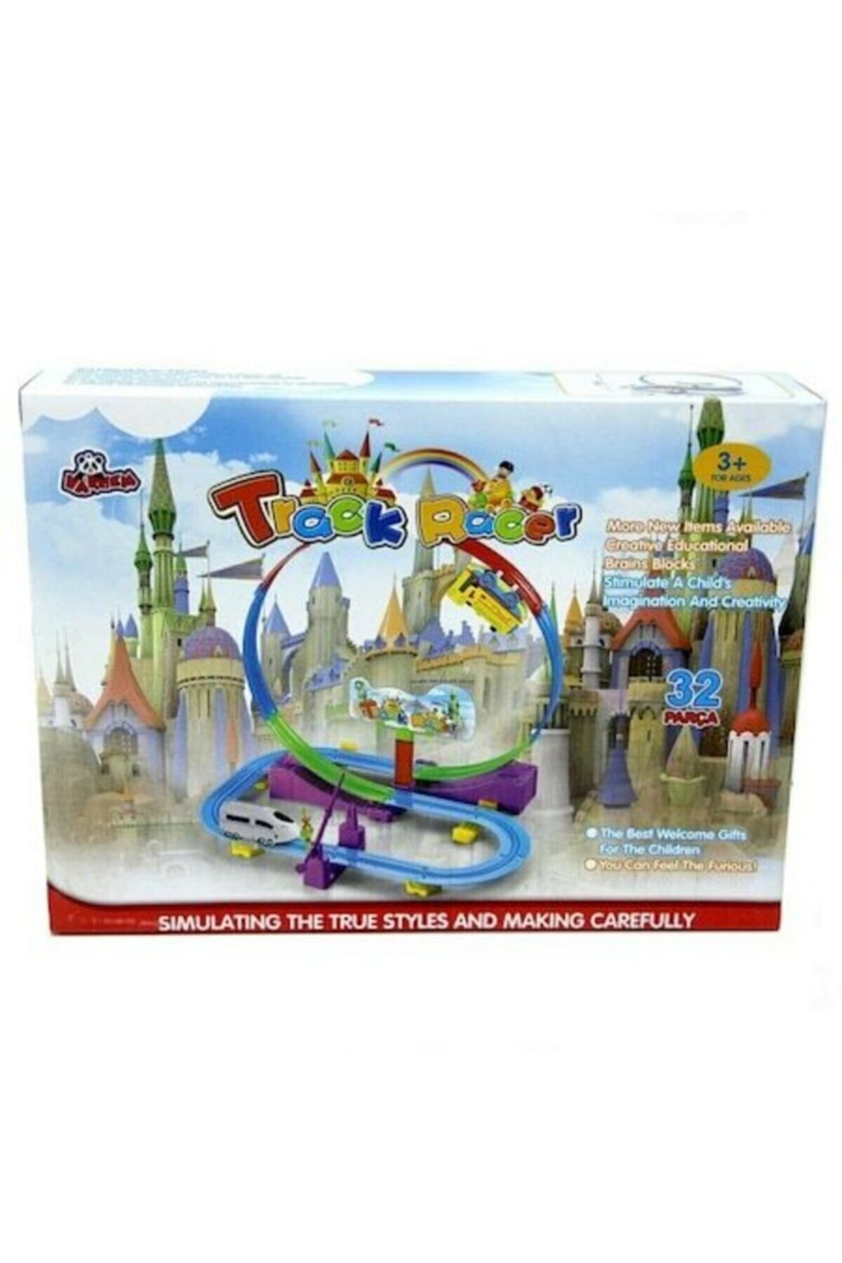 Vardem Işıklı Tur Treni 32 Parça Track Racer