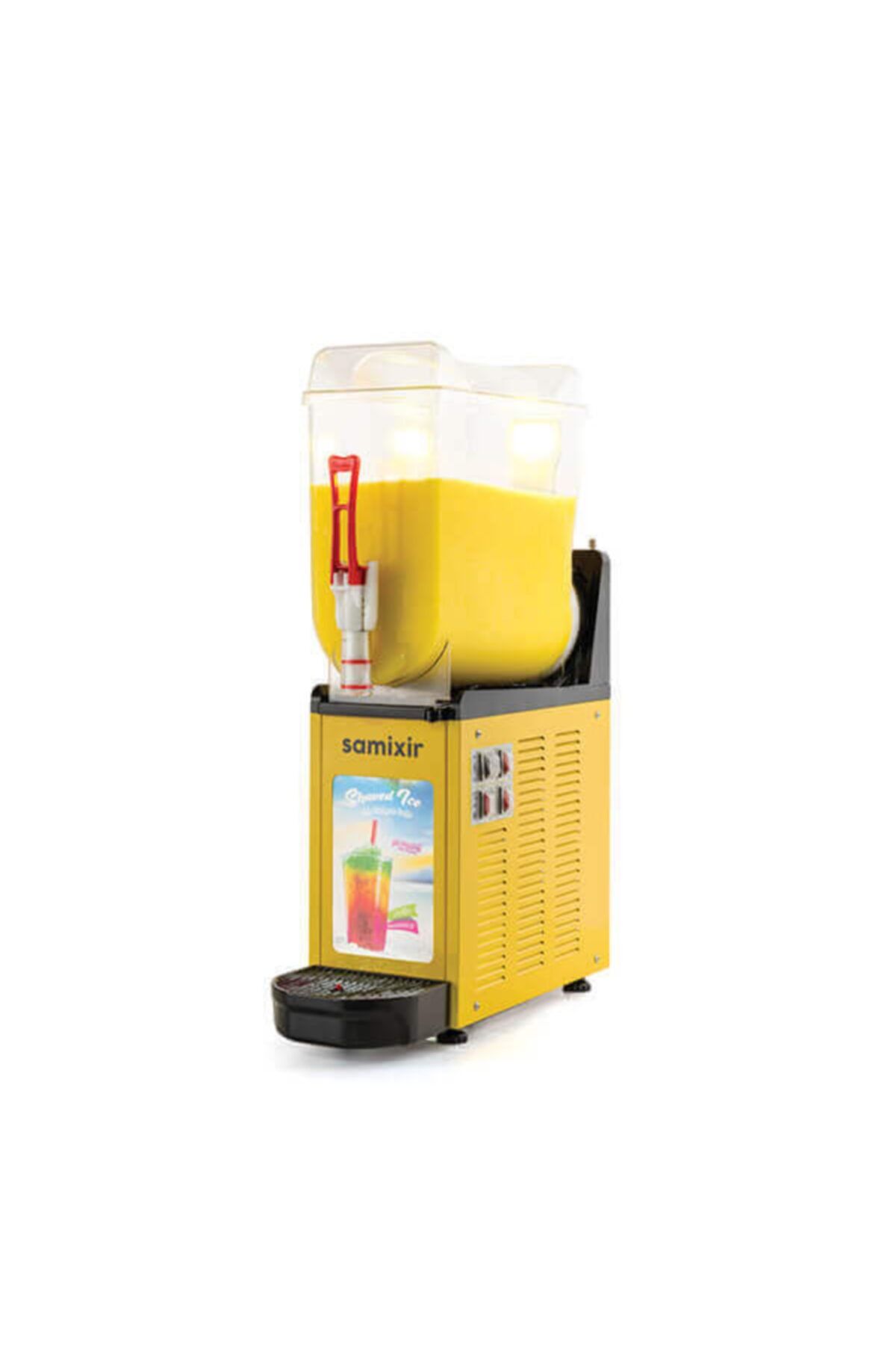 Samixir Slush Mono Allure, Granita, Meyve Suyu Dispenseri, 12 L, Sarı