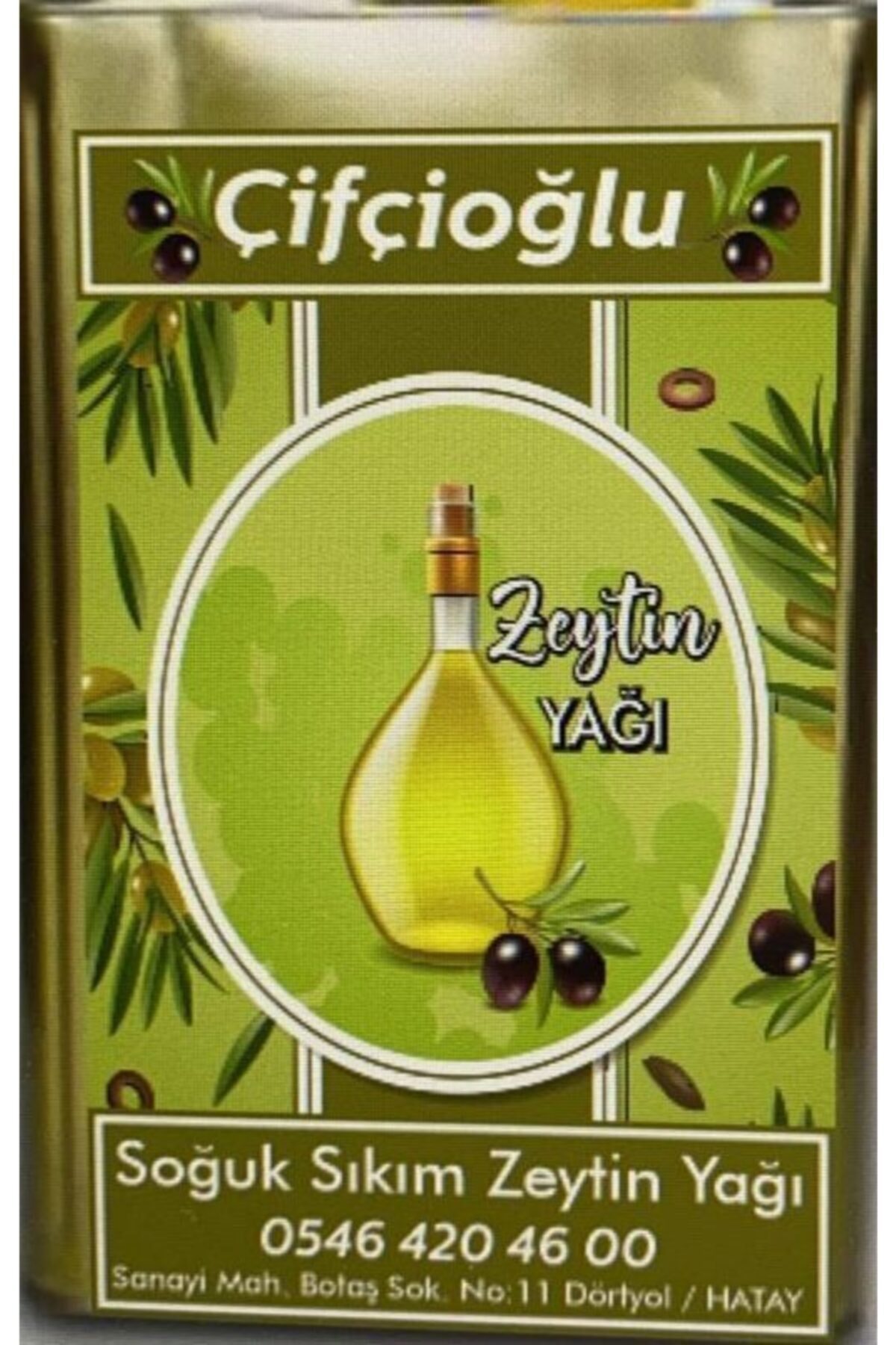 ÇİFÇİOĞLU ZEYTİNYAĞI Hatay Yöresel Sızma Zeytinyağı 18 Lt