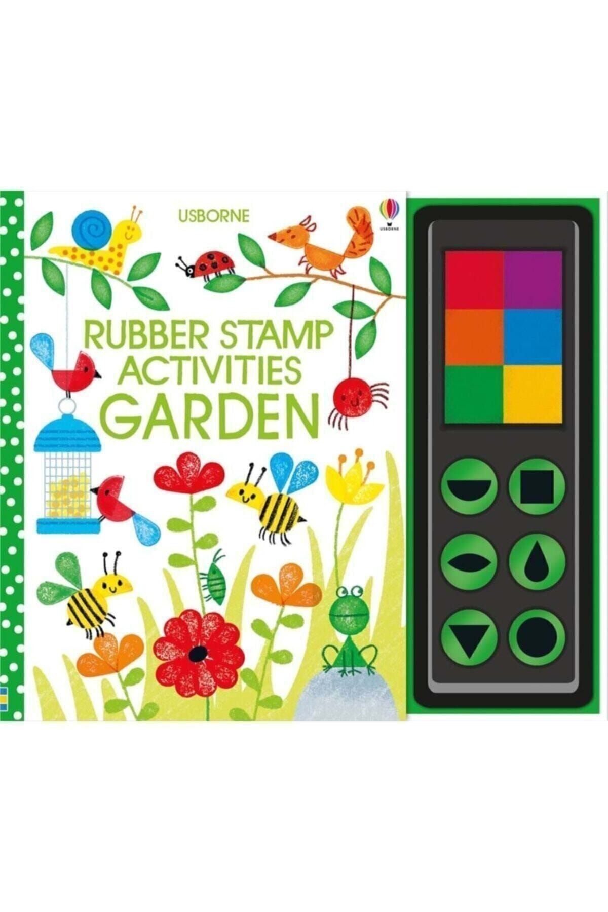 Usborne USB-Rubber Stamp Activities-Garden