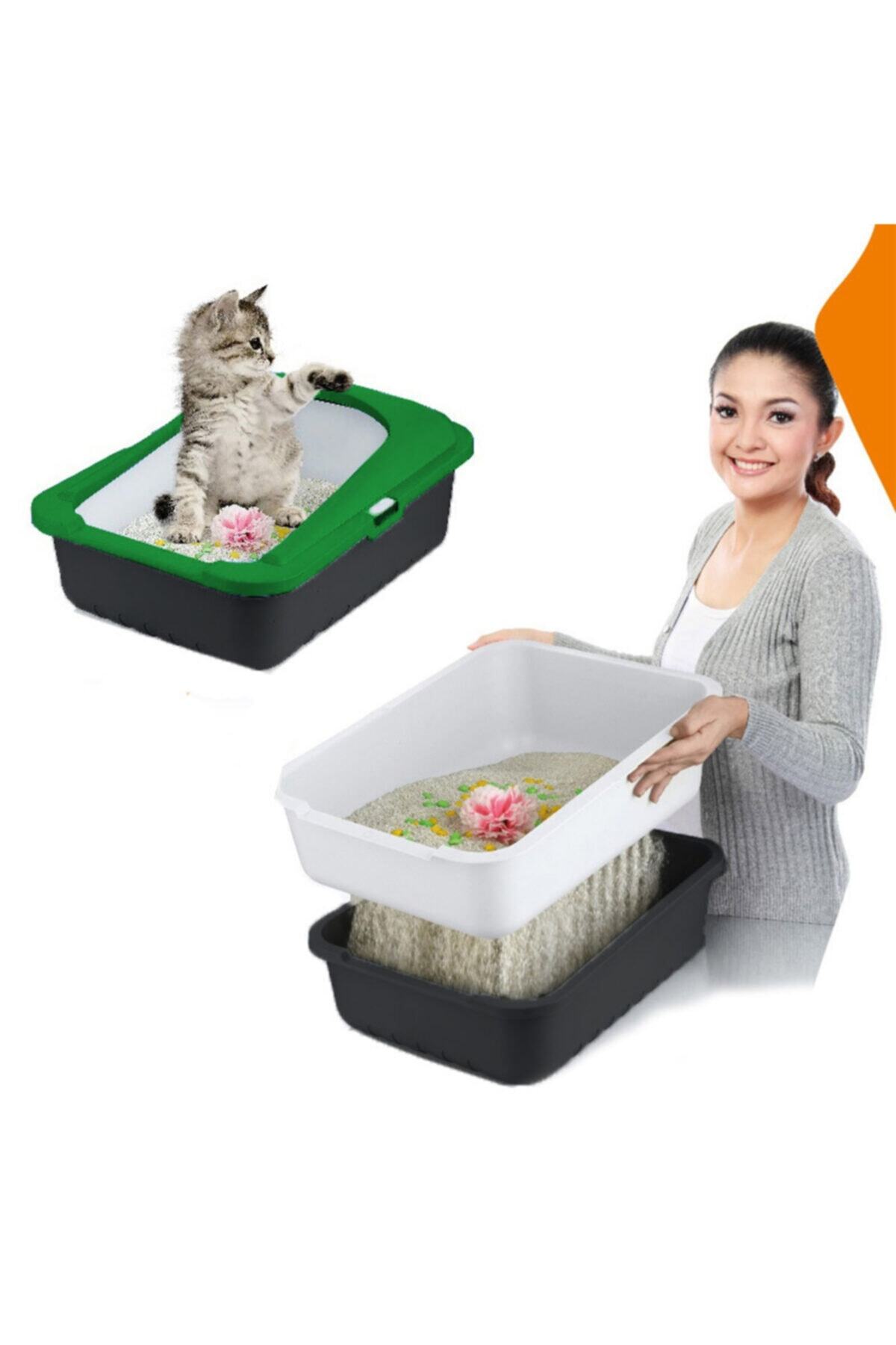 elifeoutdoor Elekli Kedi Kumluğu Yeşil