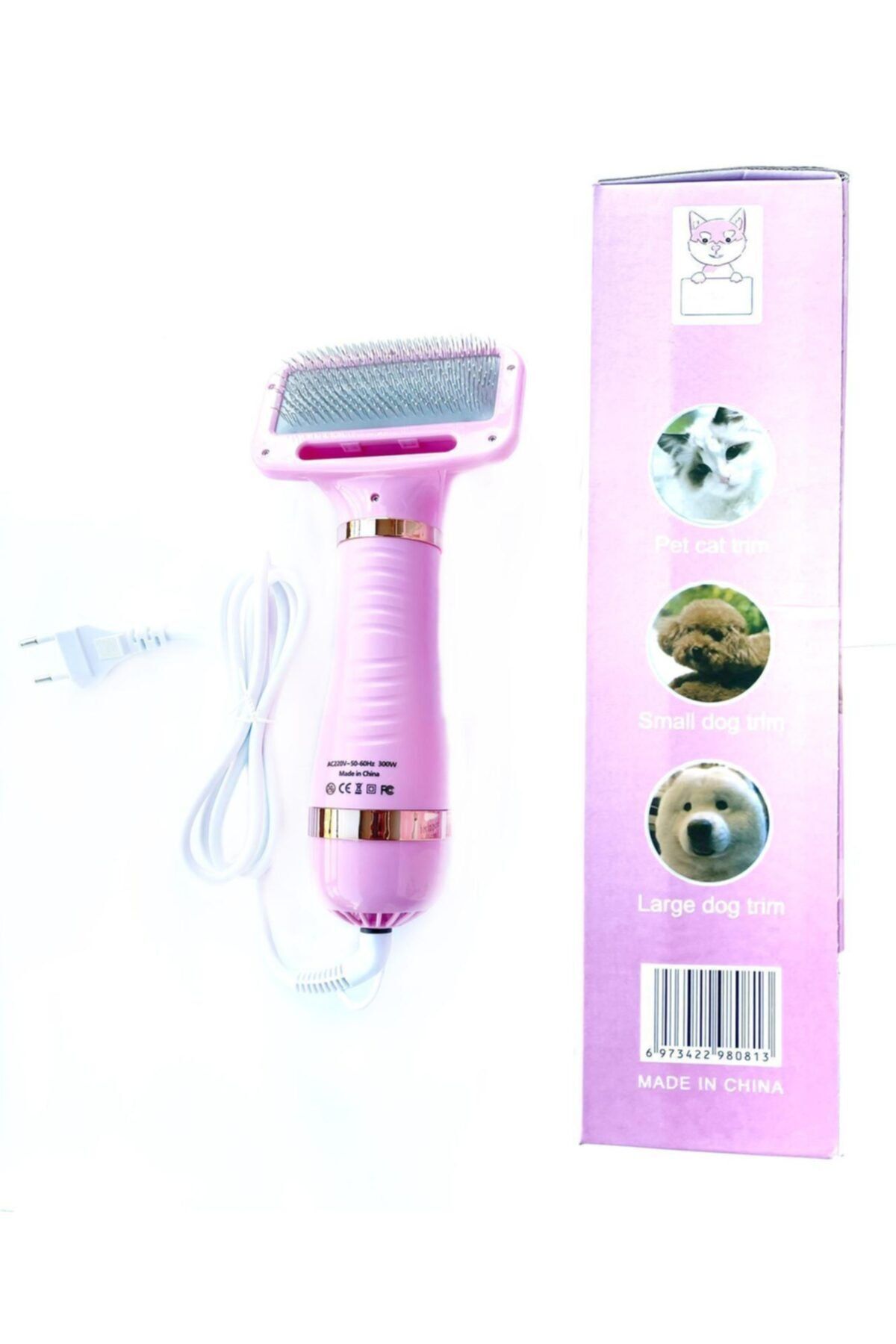 Vasque Pet Clipper Fırçalı Kedi Ve Köpek Fön Makinesi Pet Ürünü.