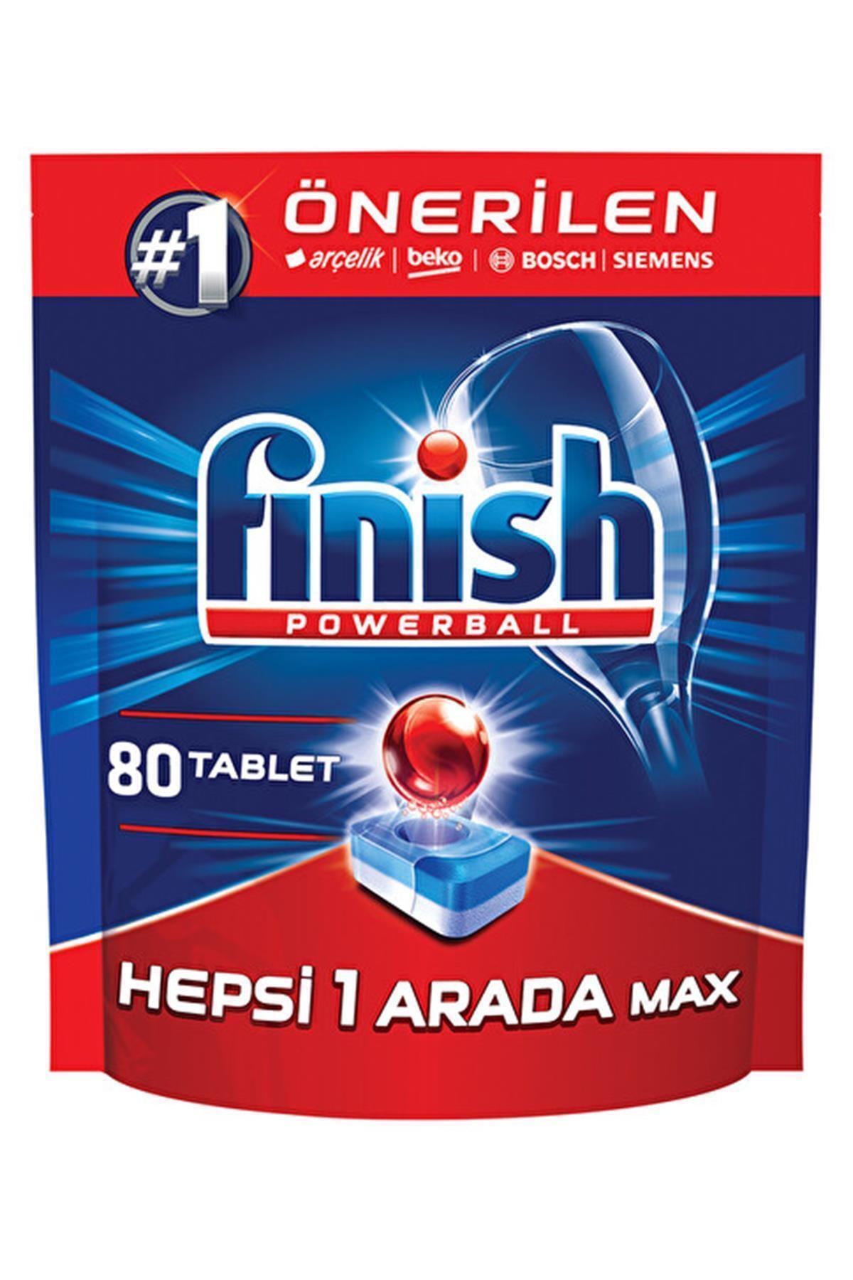 Finish Hepsi Bir Arada Max 80 Tablet Bulaşık Makinesi Deterjanı