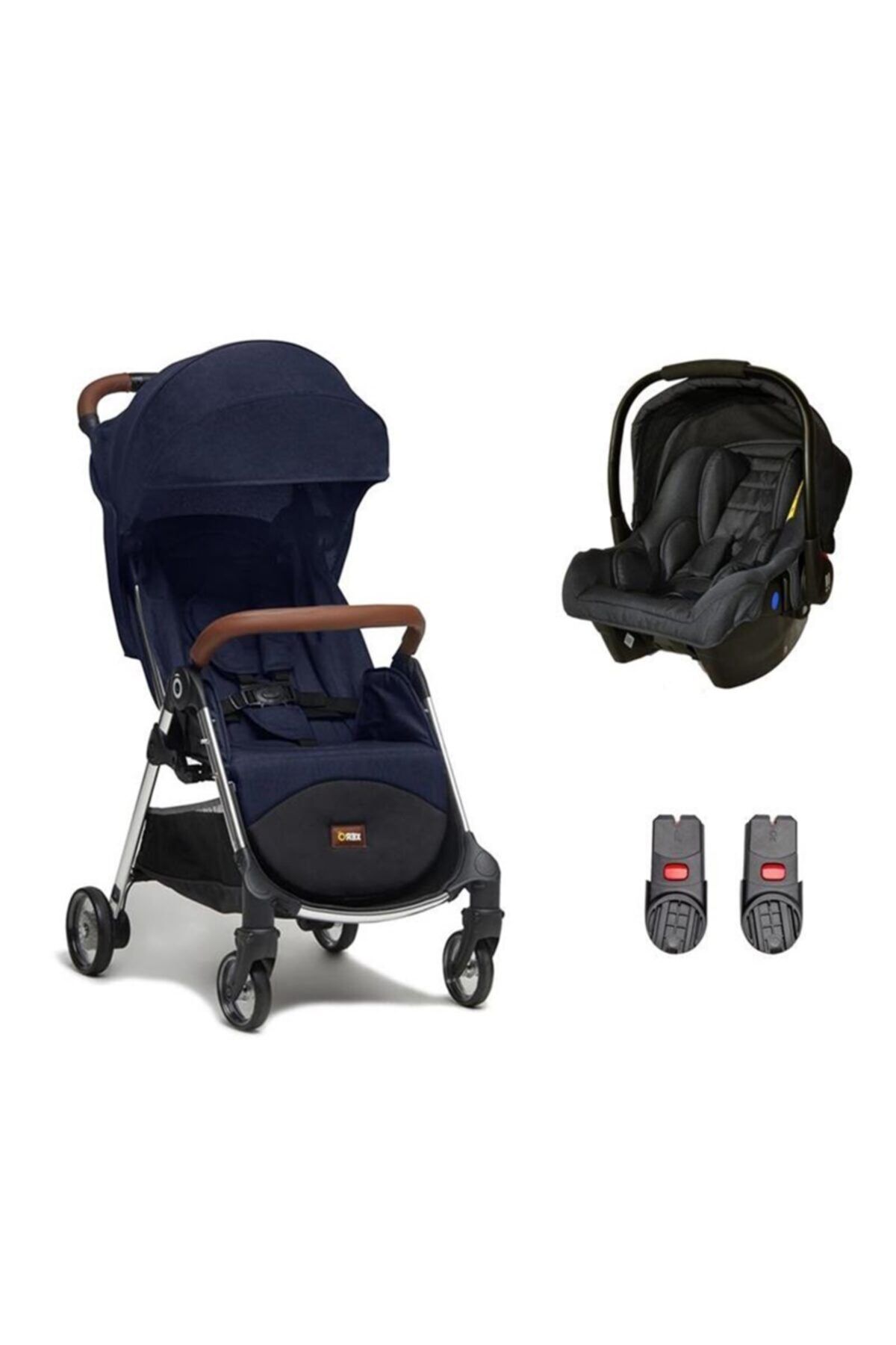 Bagi Xero Autofolding Travel Set Bebek Arabası Oxford Navy