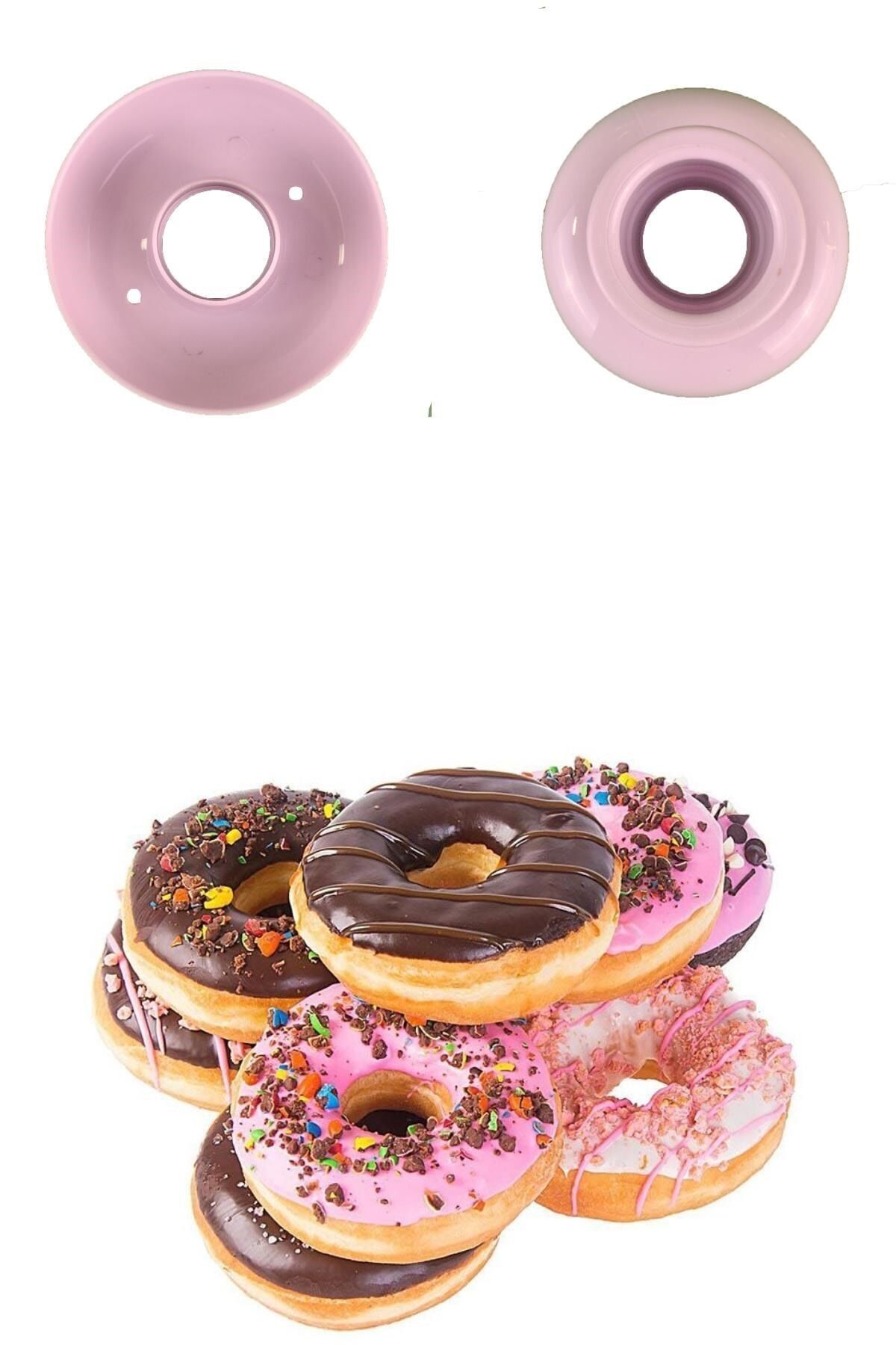 Acr Pratik Donut Kek Kalıbı Hamur Kesici Şekillendirici Kalıp Aparat