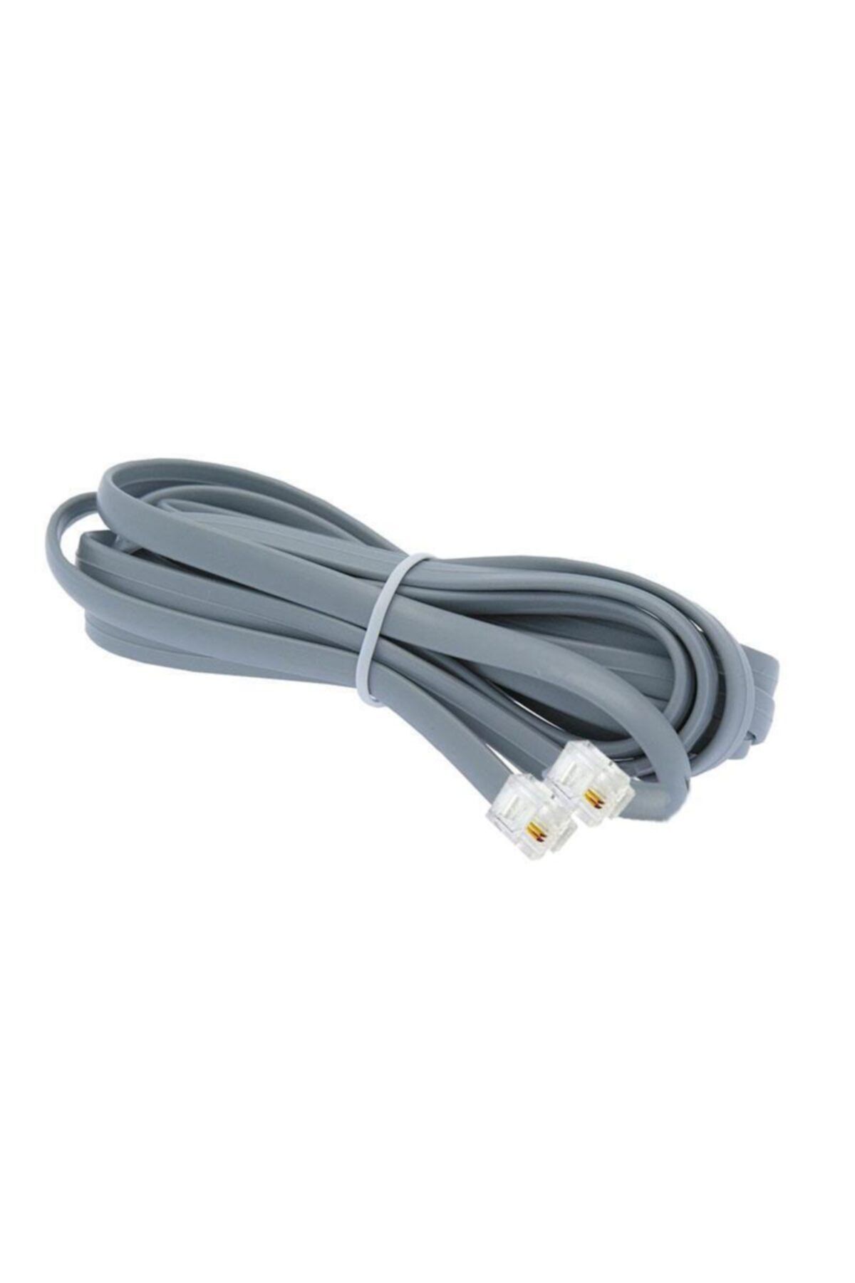 KEEPRO Telefon Kablosu 6p2c Kablo 2 Pinli Soketli Telefon Kablosu 25 metre