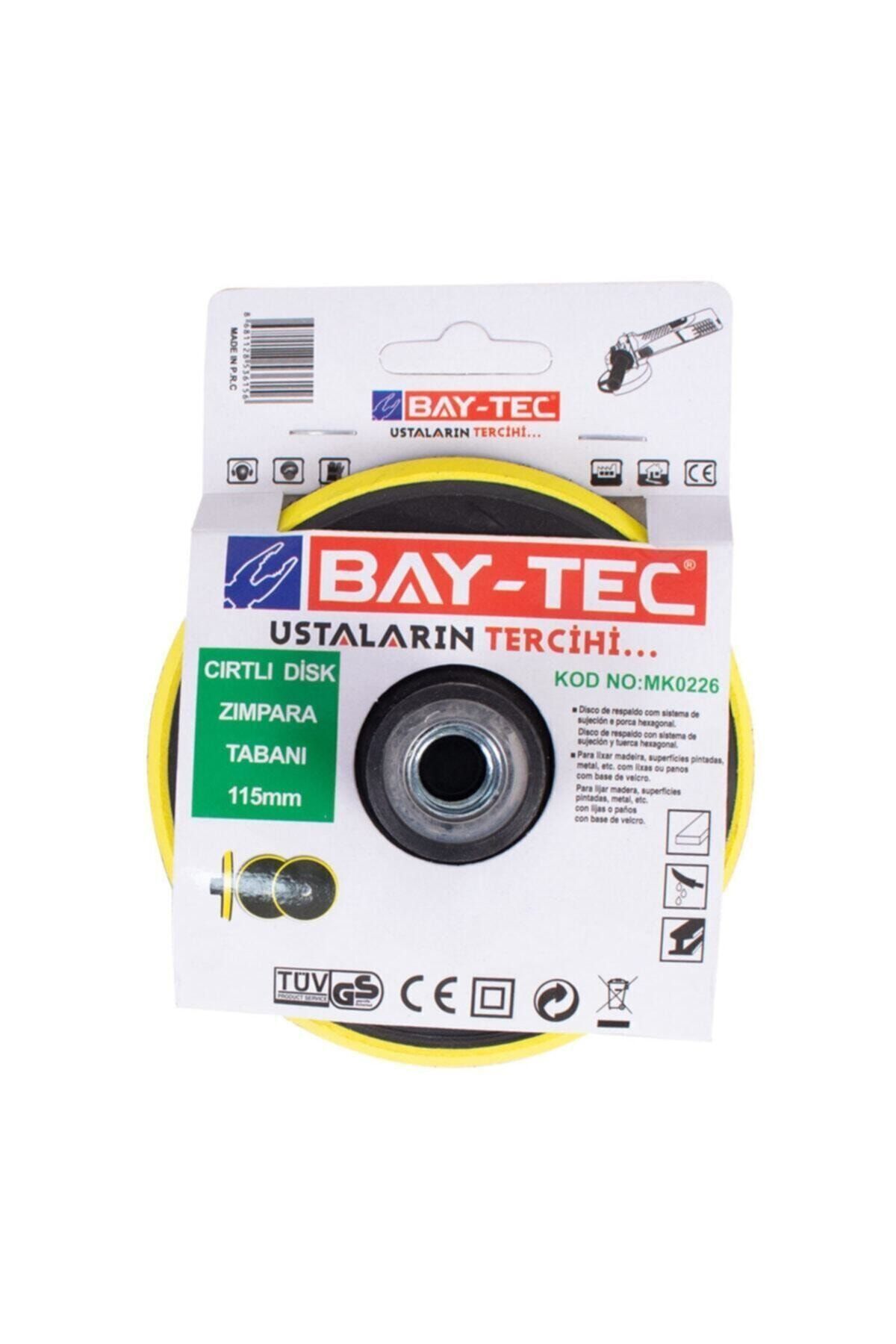 Baytec Bay-tec Tabanı Cırtlı Disk Zımpara 115mm Mk0226