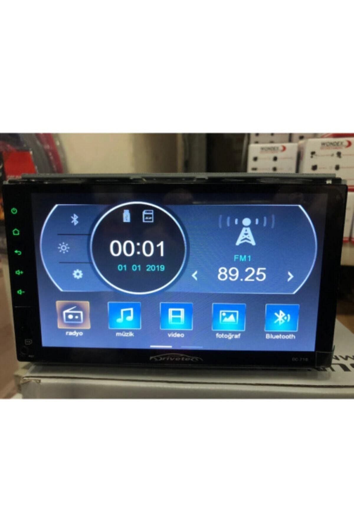 drivetec Dc-716 Usb/bluetooth/mirorrlink/sd Kkart 7ınc Double Teyp-tablet Ekranlı