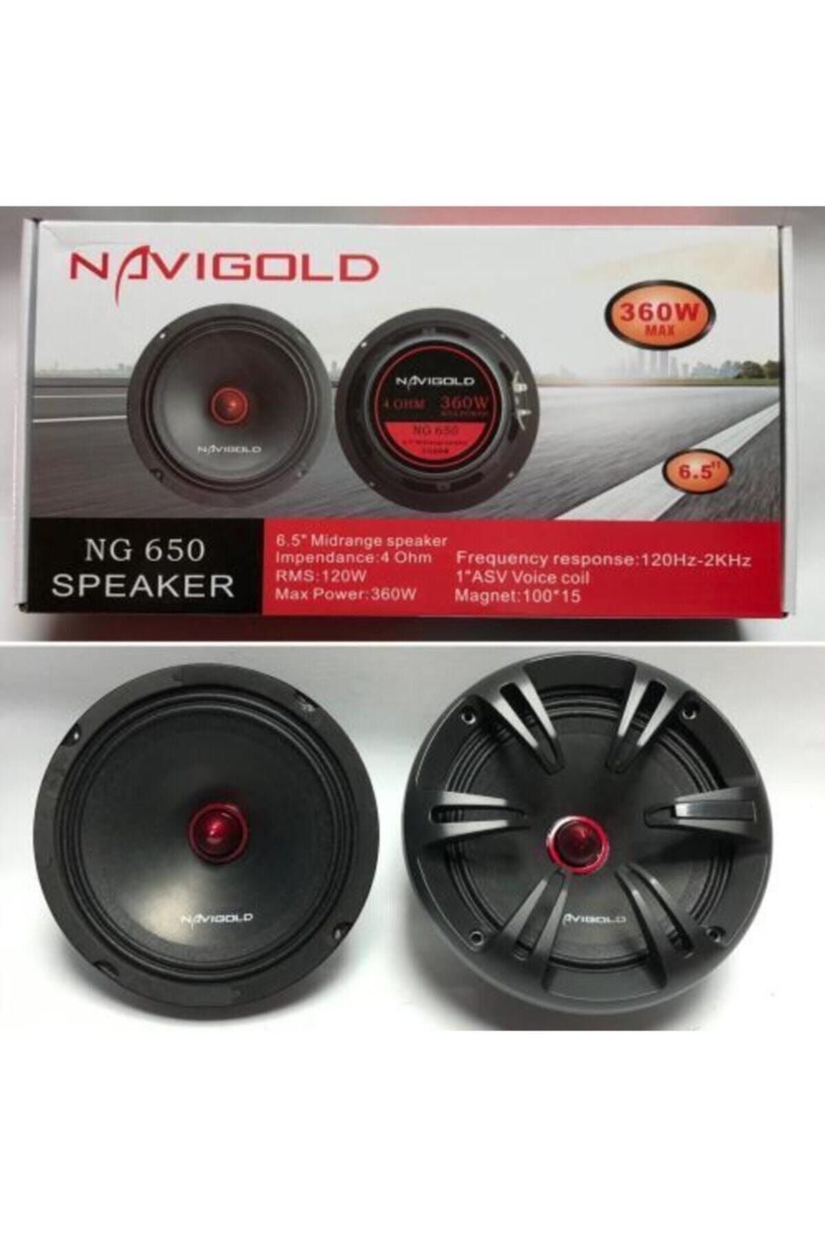 Navigold Ng 650 360 Watt 120 Watt Rms 16cm Profesyonel Midrange Hoparlör 2 Adet Kapaklıdır