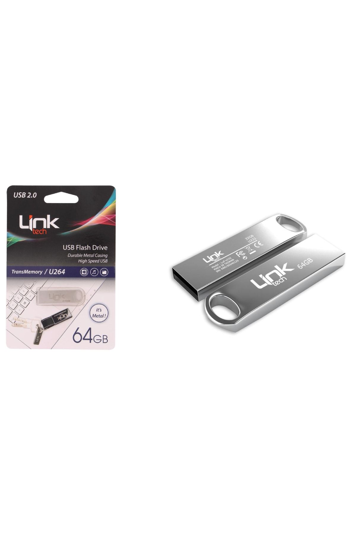 Link Tech Ultra 64gb Metal Usb Flash Bellek 25mb/s