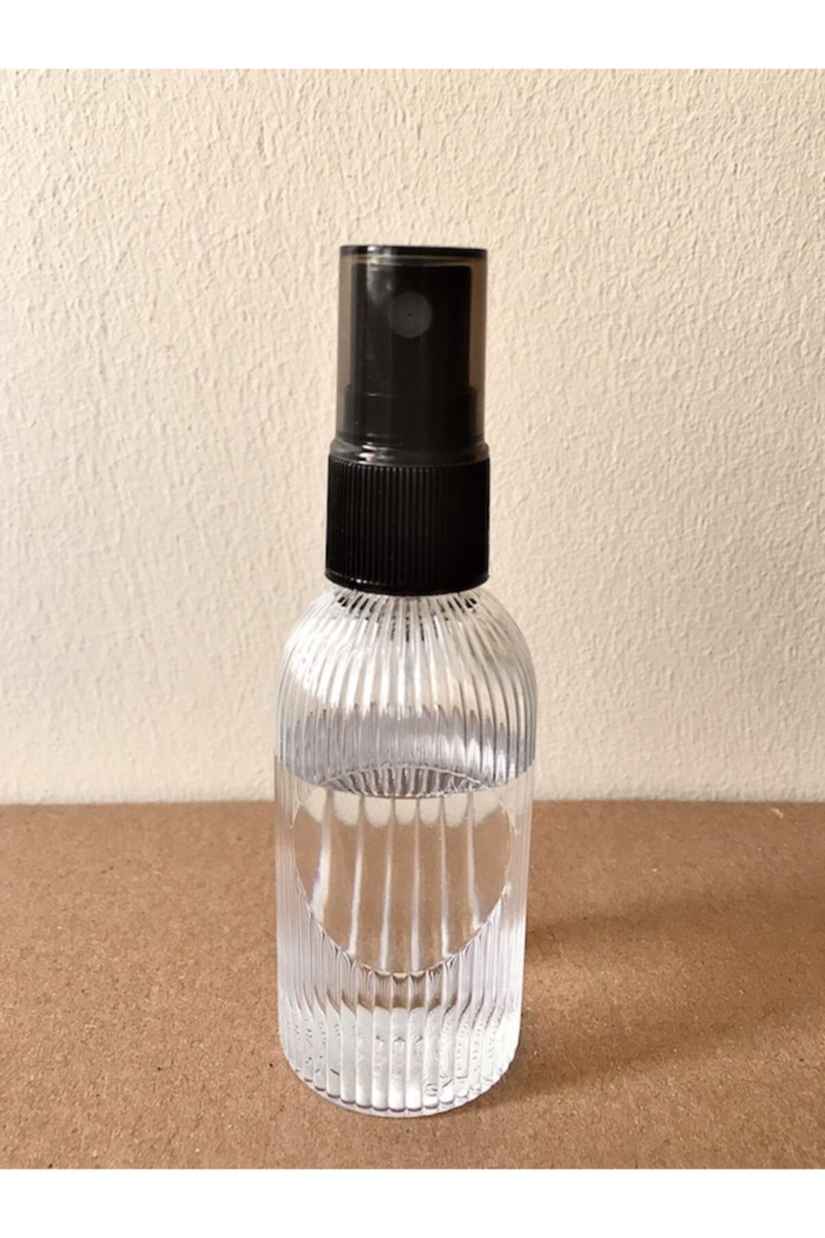 Sizeuyduk 100 Adet 50 ml Siyah Sprey Başlıklı Dnz21 Özel Tasarım Dezenfektan Kolonya Parfüm Boş Şişesi