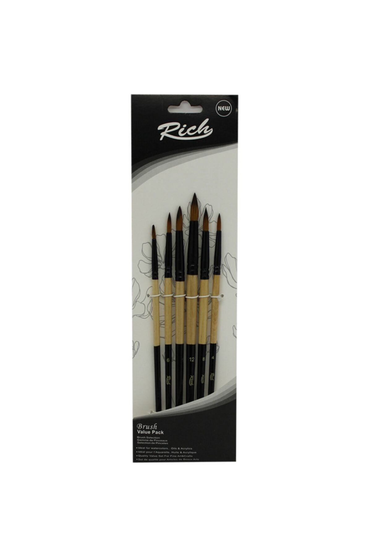 Rich Yeni Seri 03 Dairesel 6lı Set