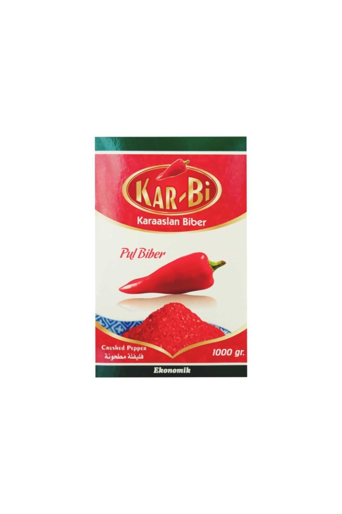 KARAASLANKARBİ Lezetli Acı Kırmızı Pul Biber 1 kg