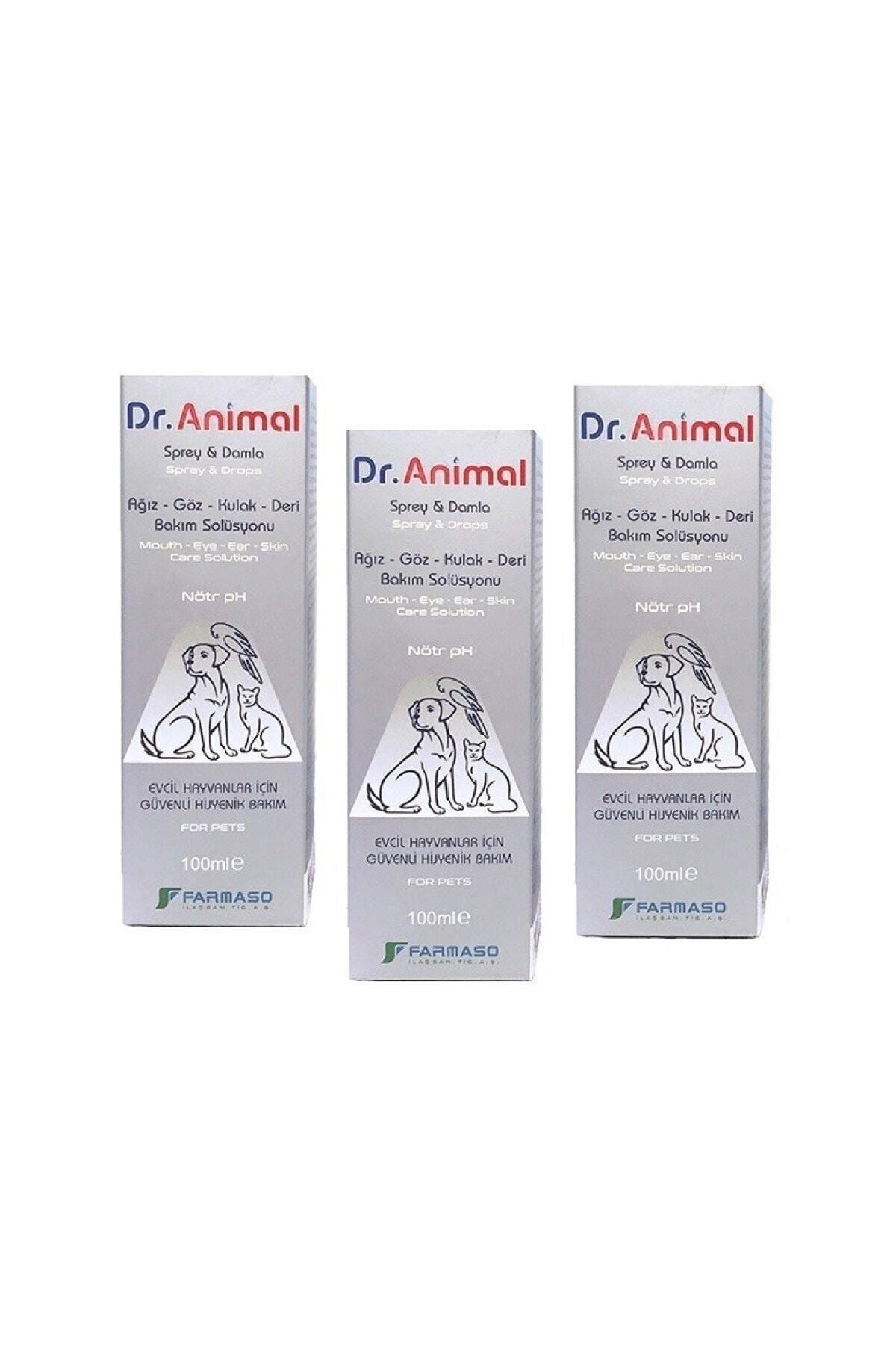 Dr. Animal Yara Ve Cilt Bakım Solüsyon 3 X 100 Ml
