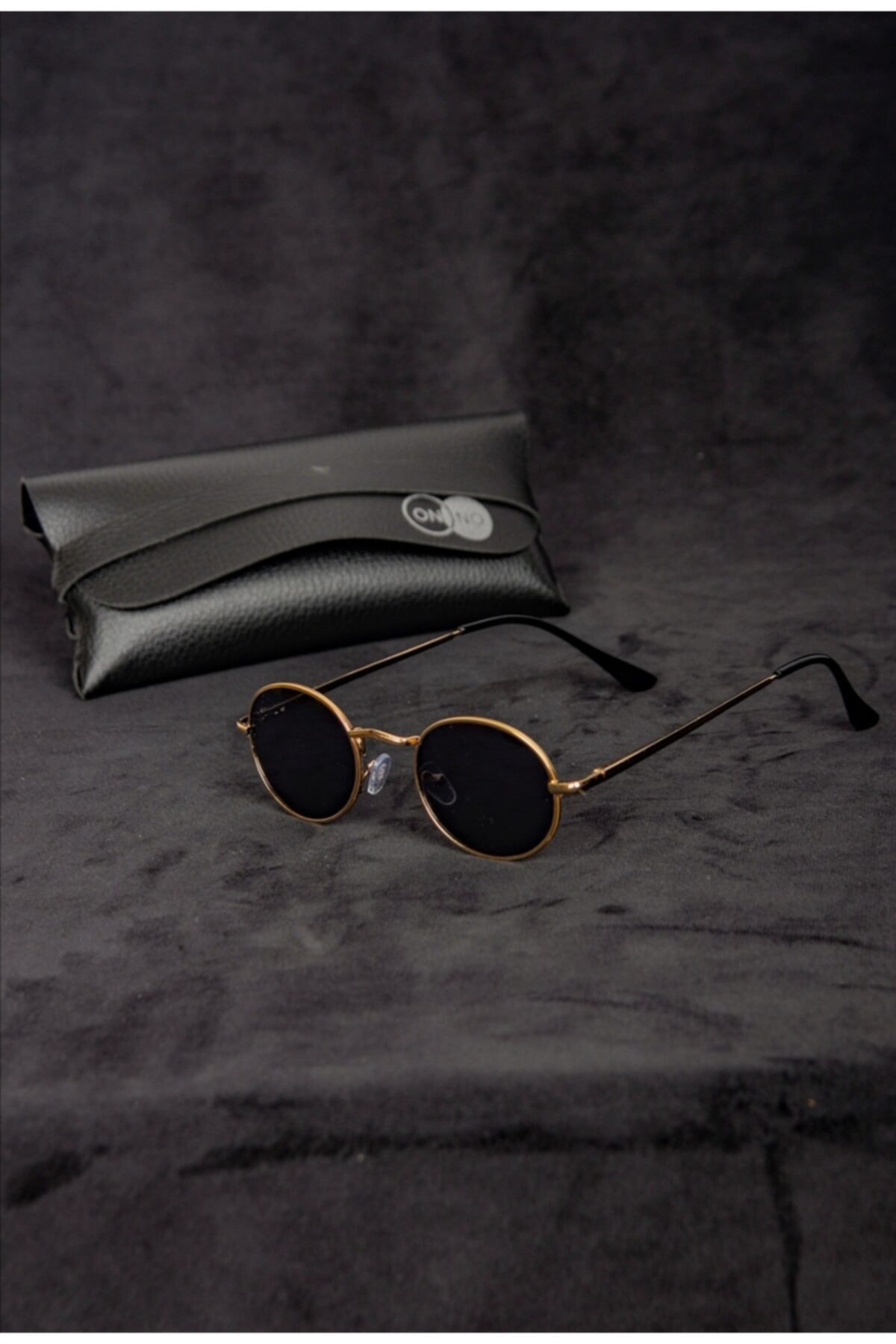 ONNObutik Gold Çerçeve Elips Güneş Gözlüğü