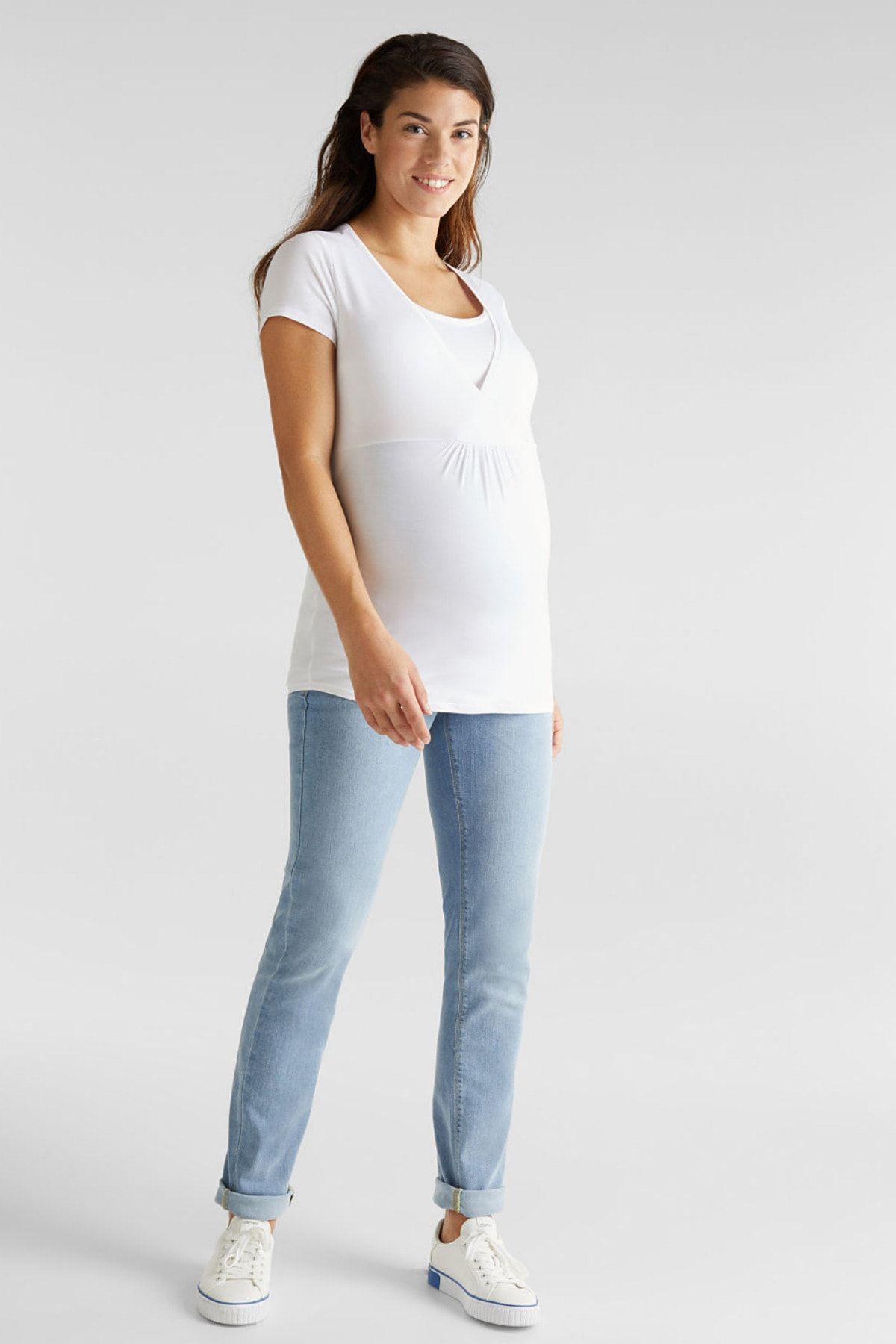 Esprit Yüksek Bel Hamile Jean Pantalon