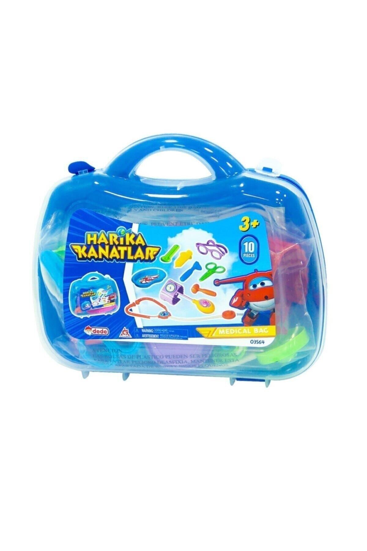 DEDE Harika Kanatlar Mavi Doktor Çantası Set