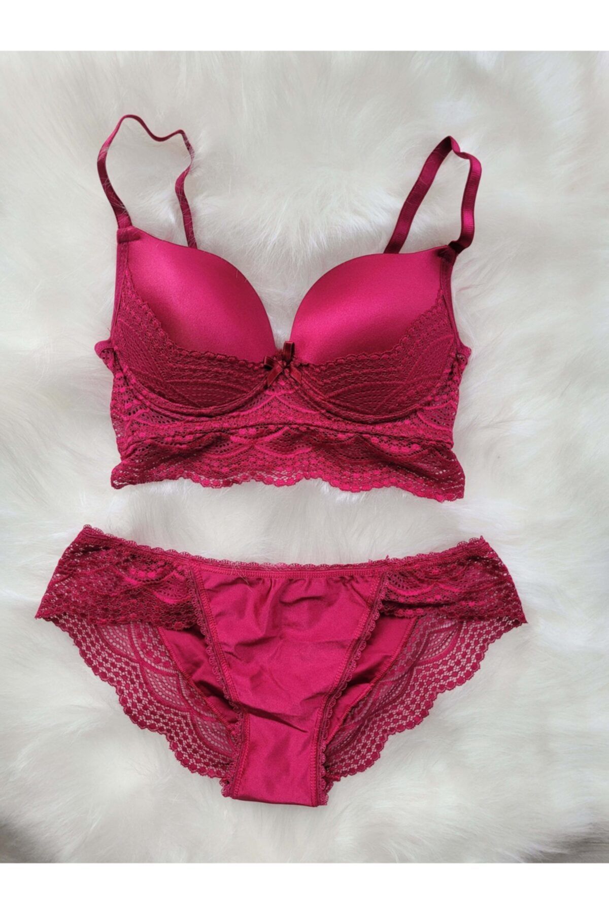 Gaia Underwear Clemencia Vişne Destekli Sütyen Takımı