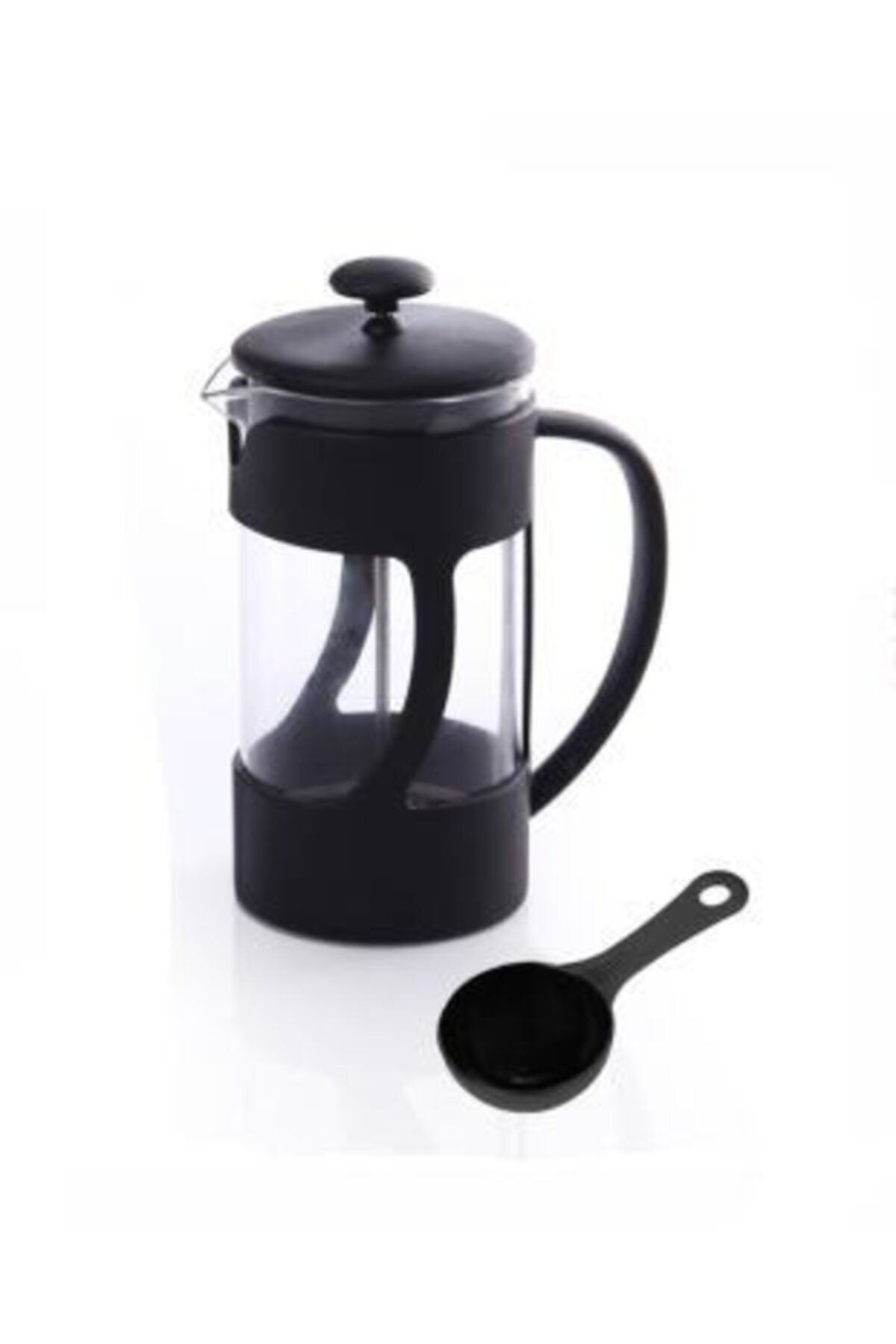 Bastonlu Plastik Kaşıklı French Press 350 ml