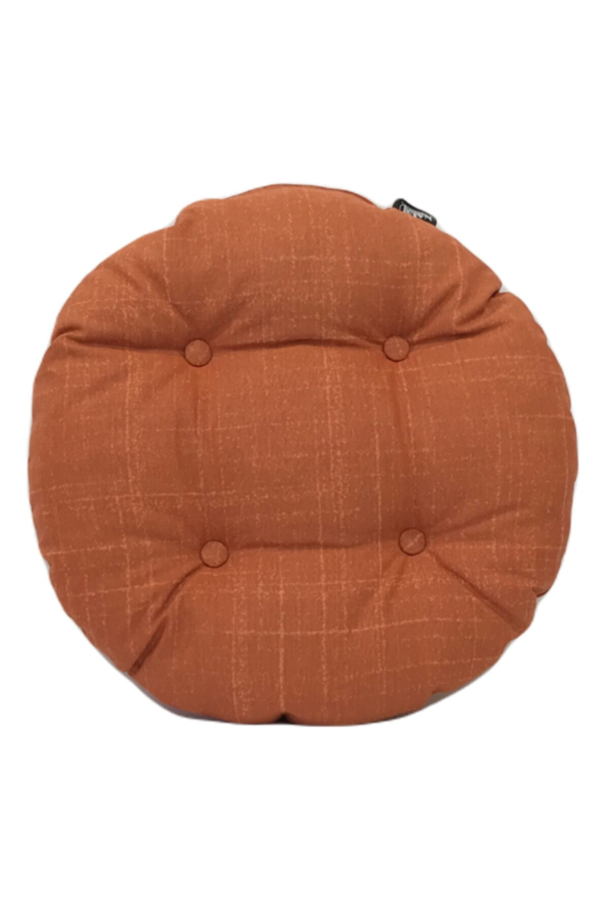 nadir home Nadır Home Yuvarlak Tarçın Renk Puf Sandalye Minderi