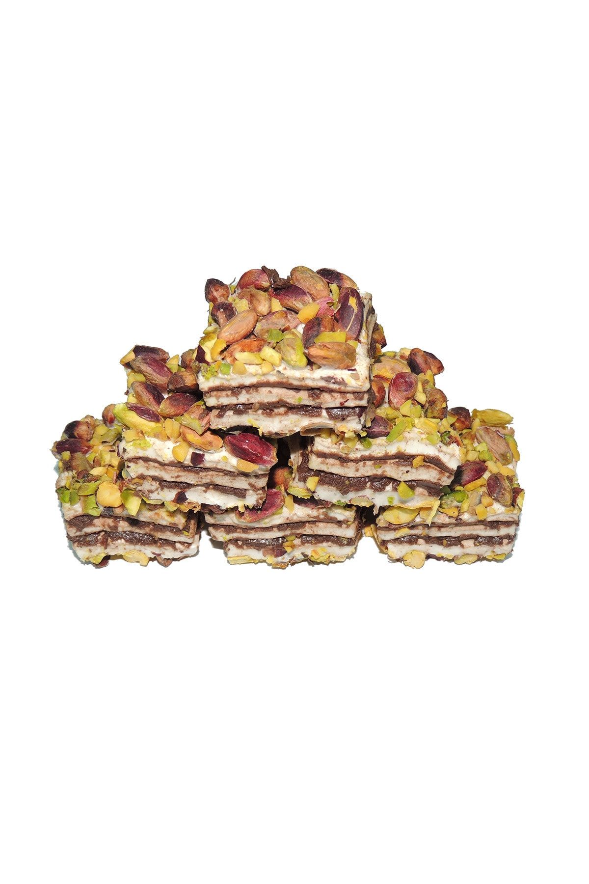Special Lokum Baklava Dilimli Çikolatalı Fıstıklı Lokum 500gr