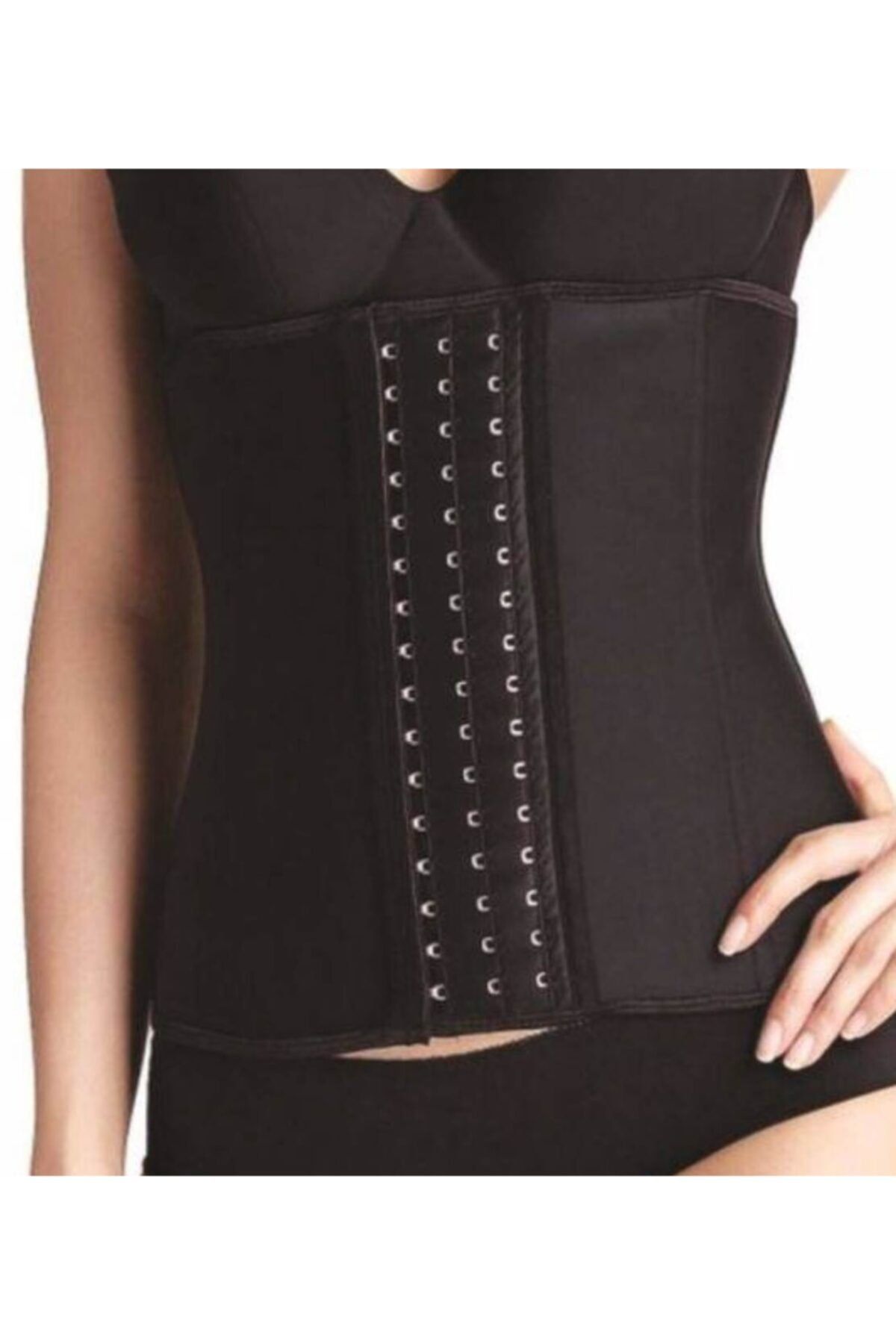Sh Mağazacılık Vücut Şekillendirici Toparlayıcı Askısız Bel Latex Extra Sıkı Göbek Korse