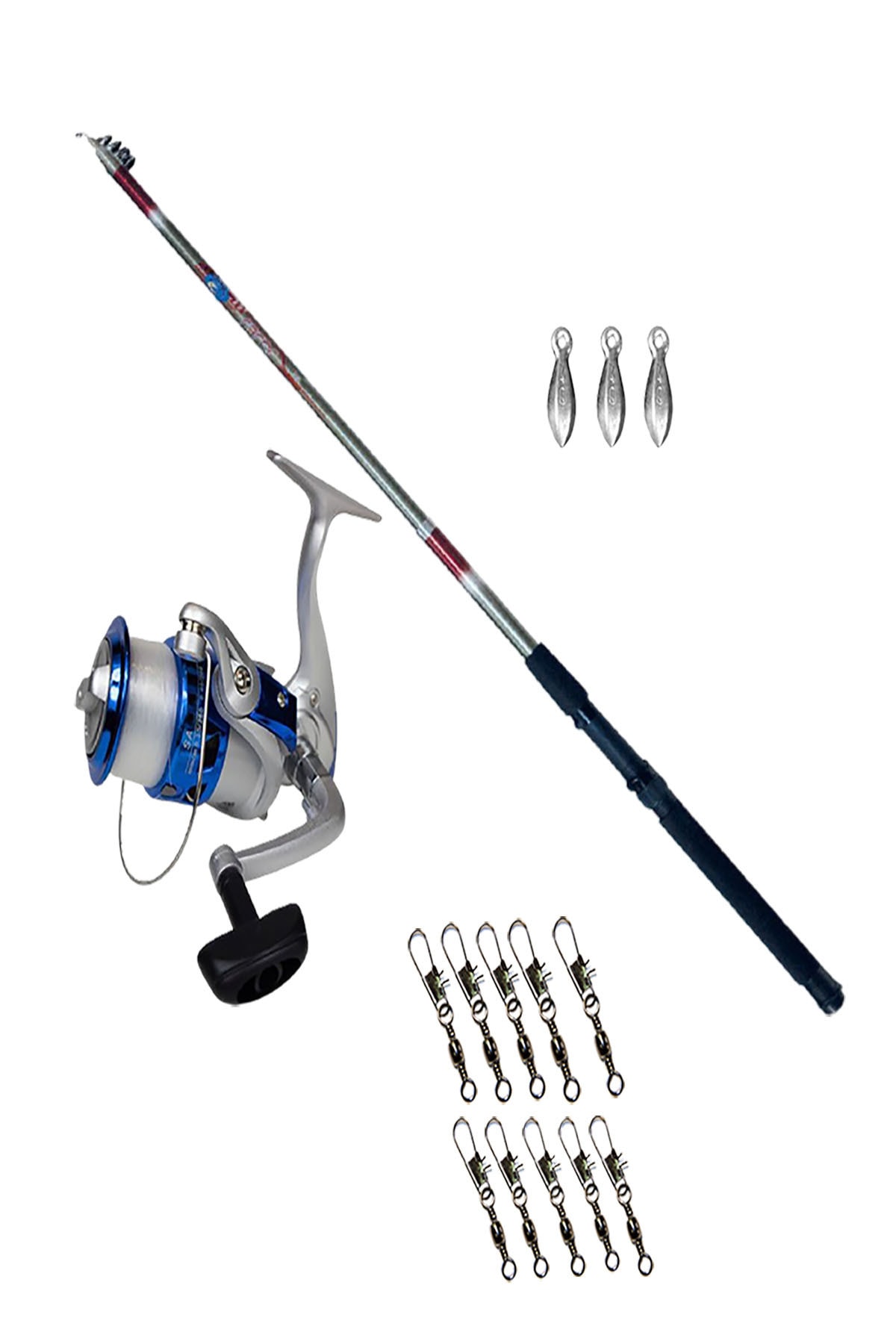 Discovery Dft Özel Olta Seti Racer Kamış Sa 5000 Makine 390cm 100-150 gr