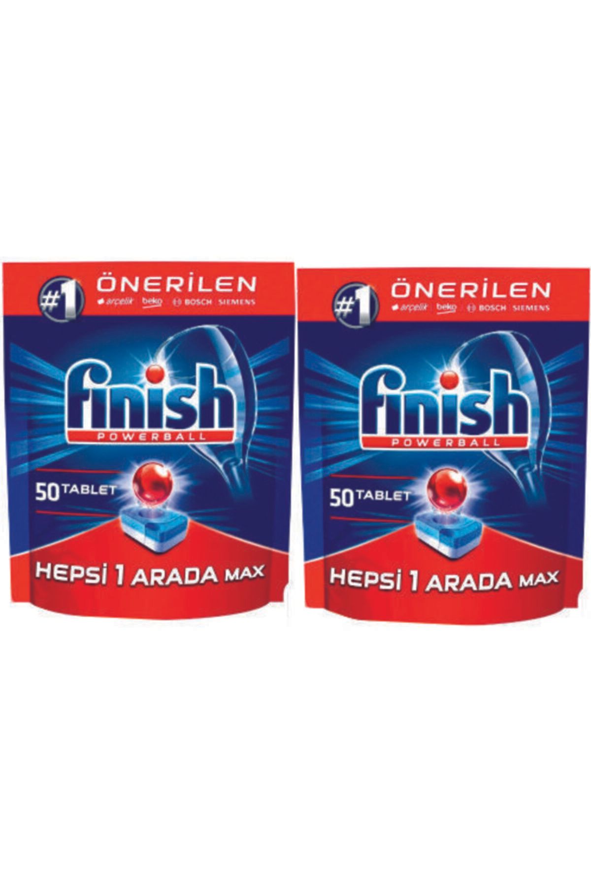 Finish Hepsi 1 Arada 50x2 100 Tablet Bulaşık Makinesi Tableti