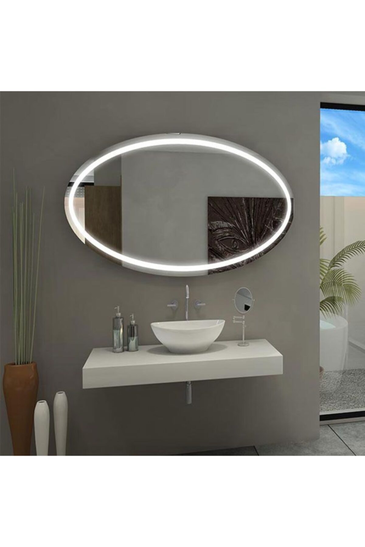 Aypars Atlye Dokunmatik Ledli 70x90 Cm 4 Mm Flotal Ayna