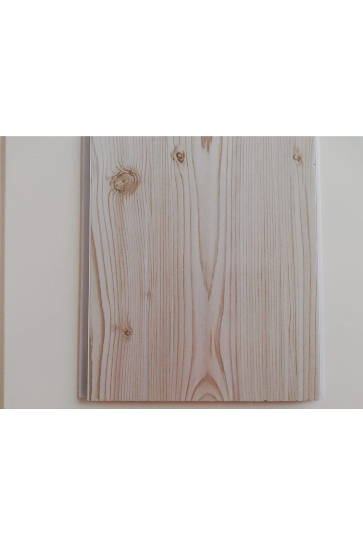 SerProfil Fındık Ahşap Desen Plastik Pvc Duvar Tavan Lambiri / 10 Adet 20cm X 1,5 Metre - 3 Metrekare