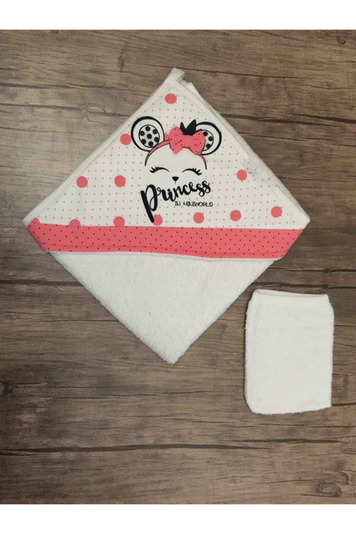 nevrankids Fiyonklu Princes Bebek Havlusu