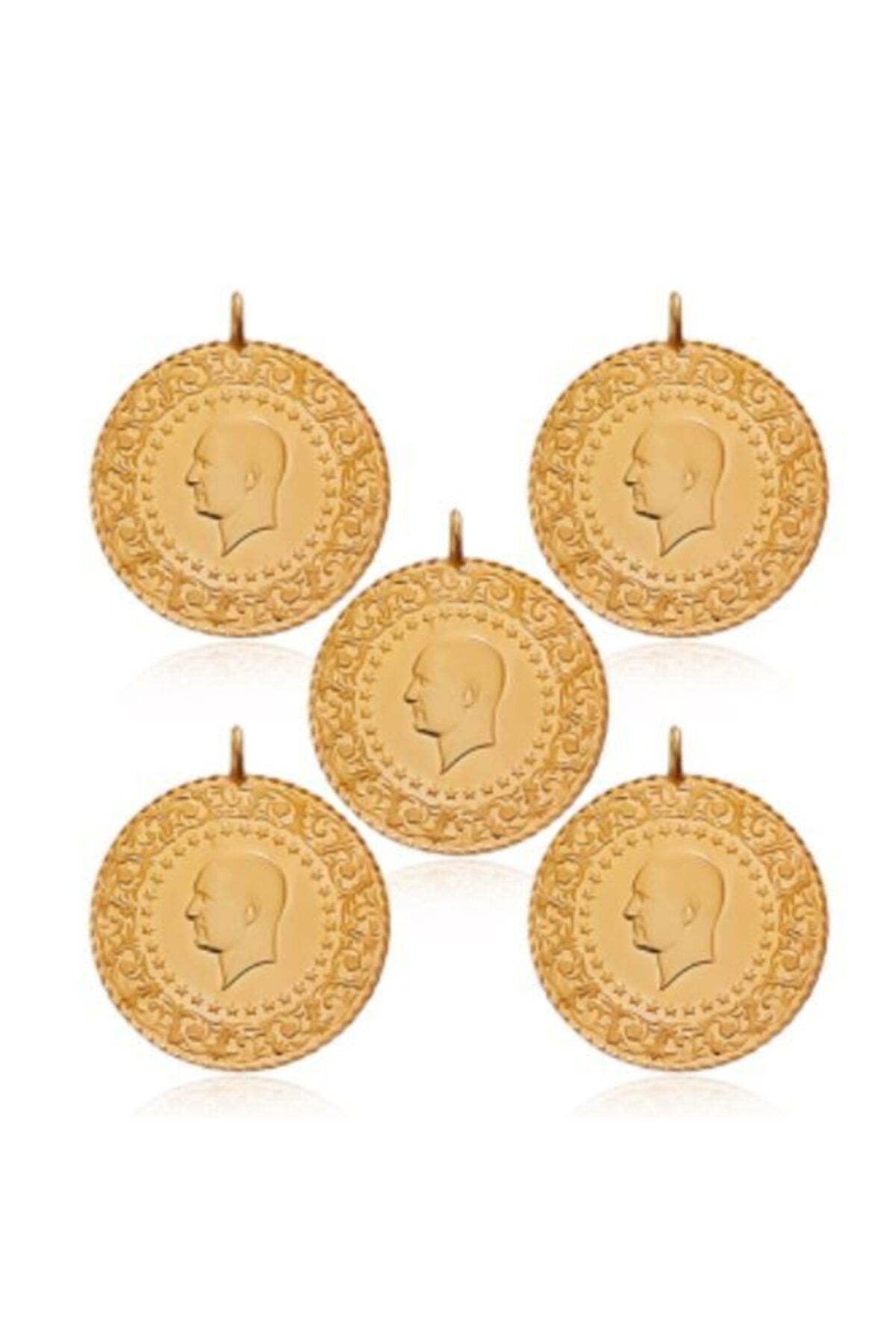 Uygun 5 Adet Çeyrek Altın + 1 Adet 0,11 Gram 24 Ayar Gram Altın