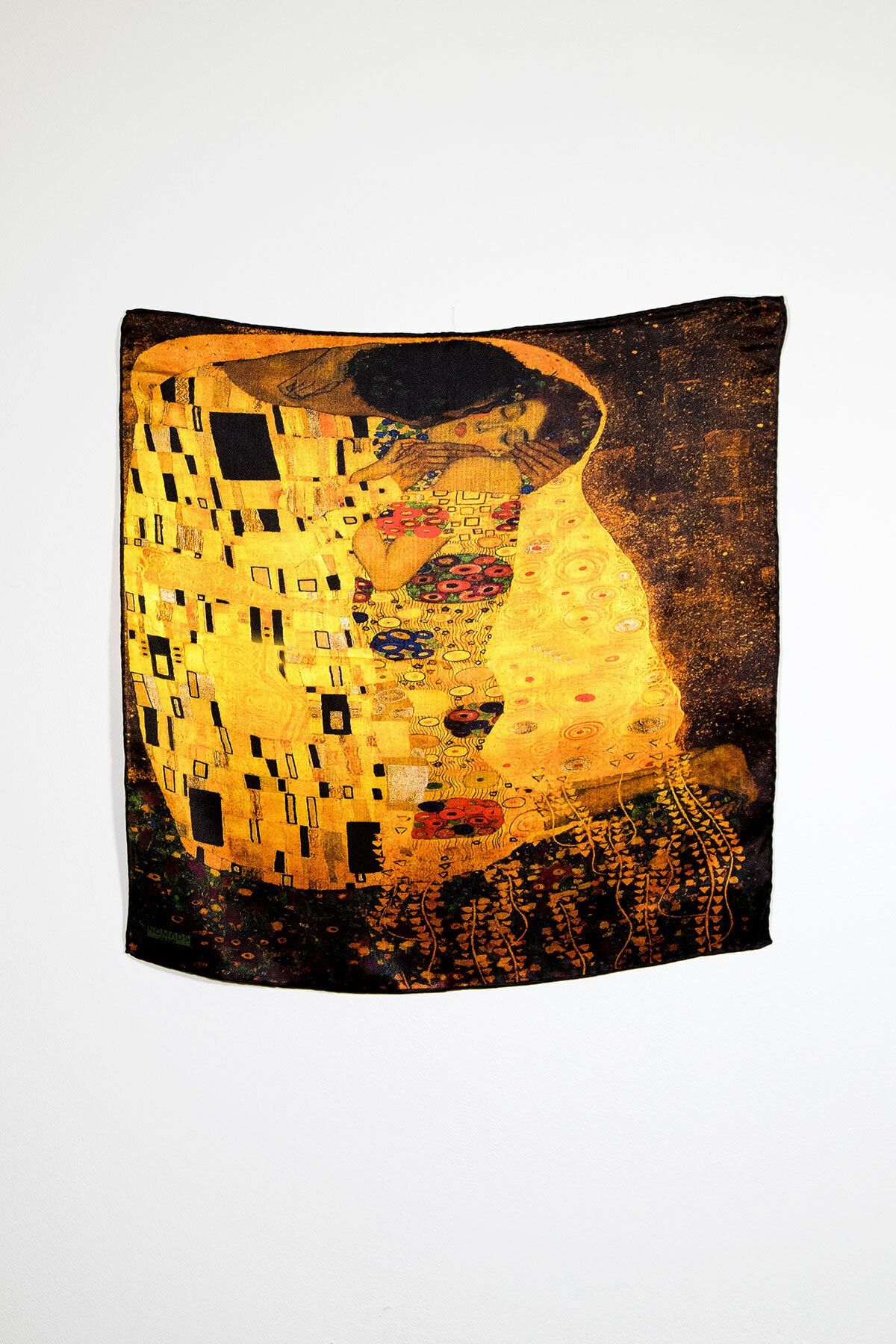 Denis Papin Gustav Klimt Desenli Ipek Bandana Fular