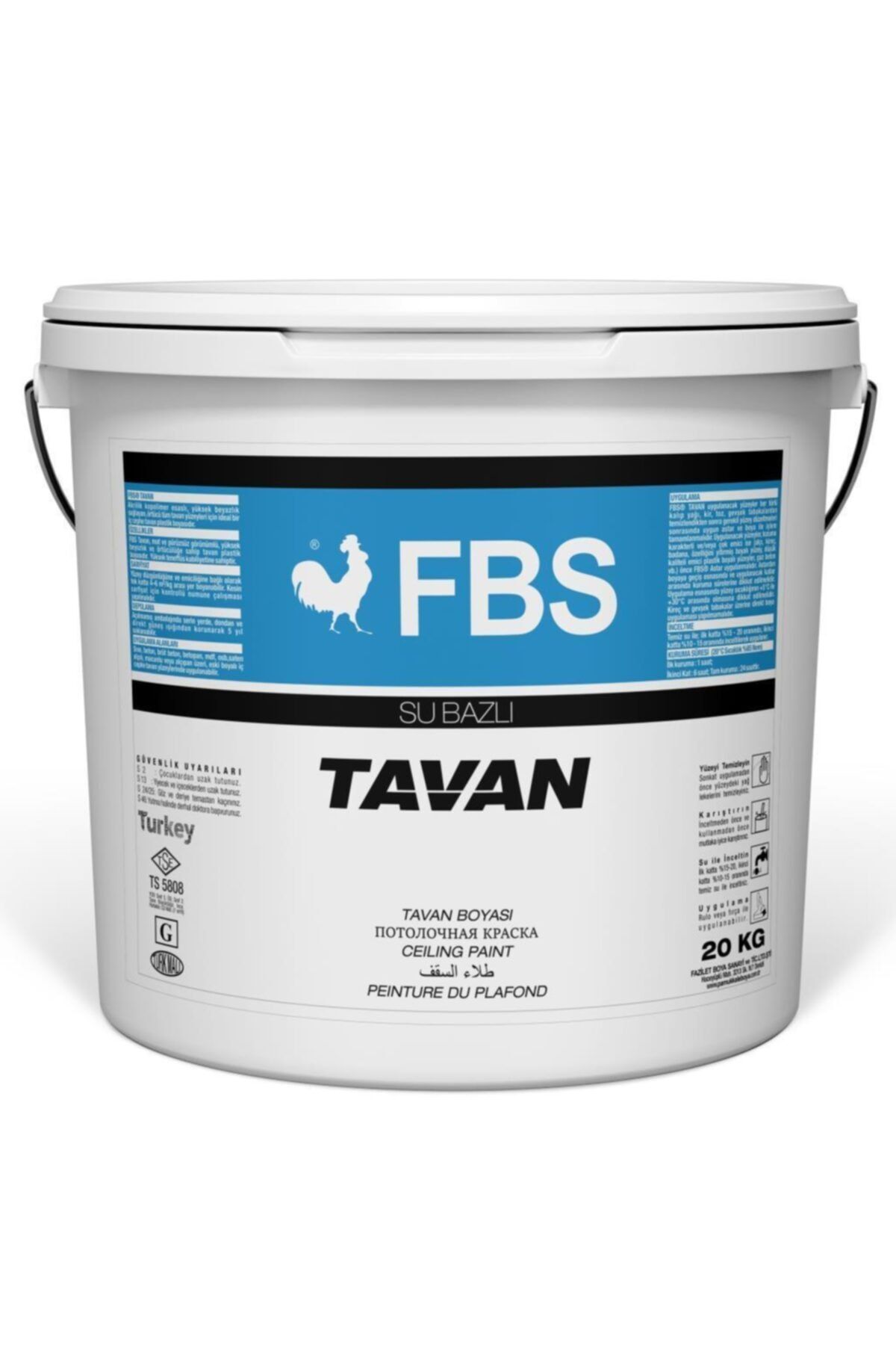 Fbs Tavan Boyası 3.5 Kg Beyaz