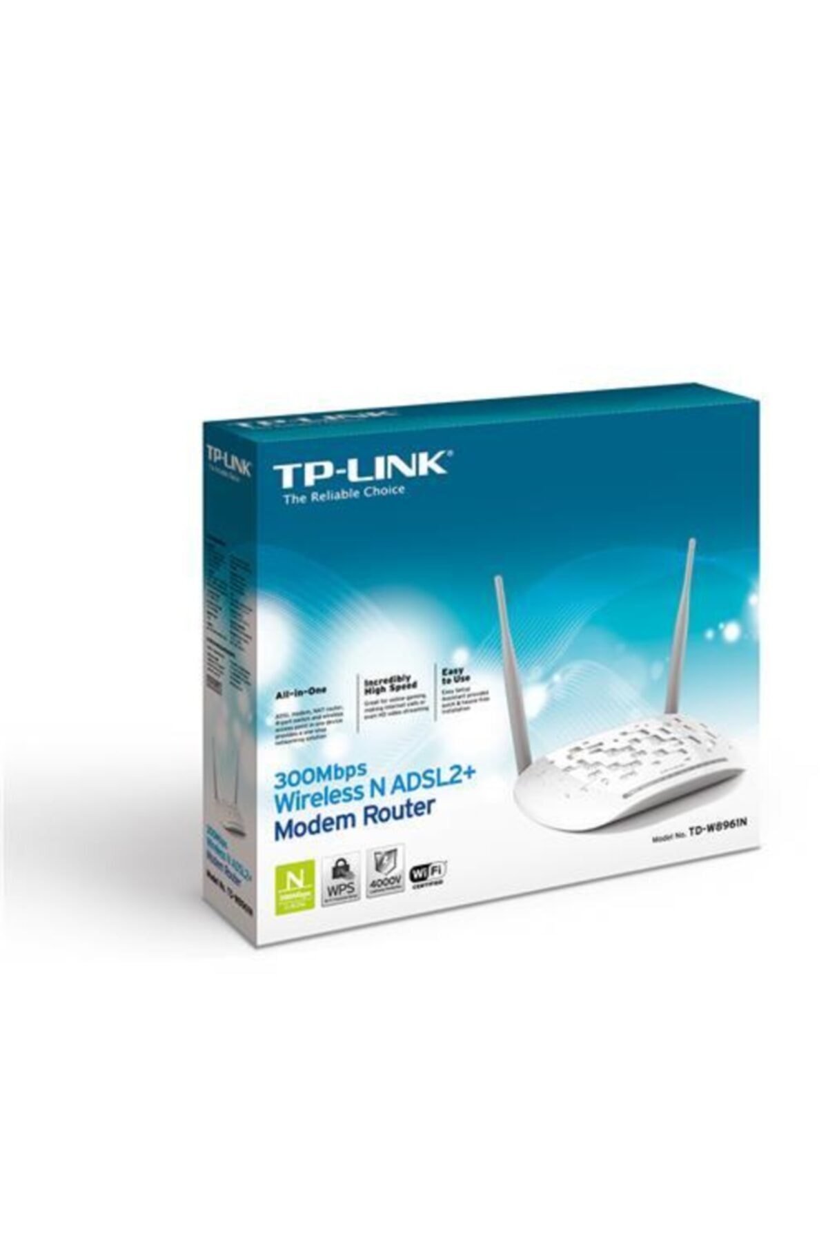 TPLINK Td-w8961n 300mbps Adsl2 + Kablosuz Modem